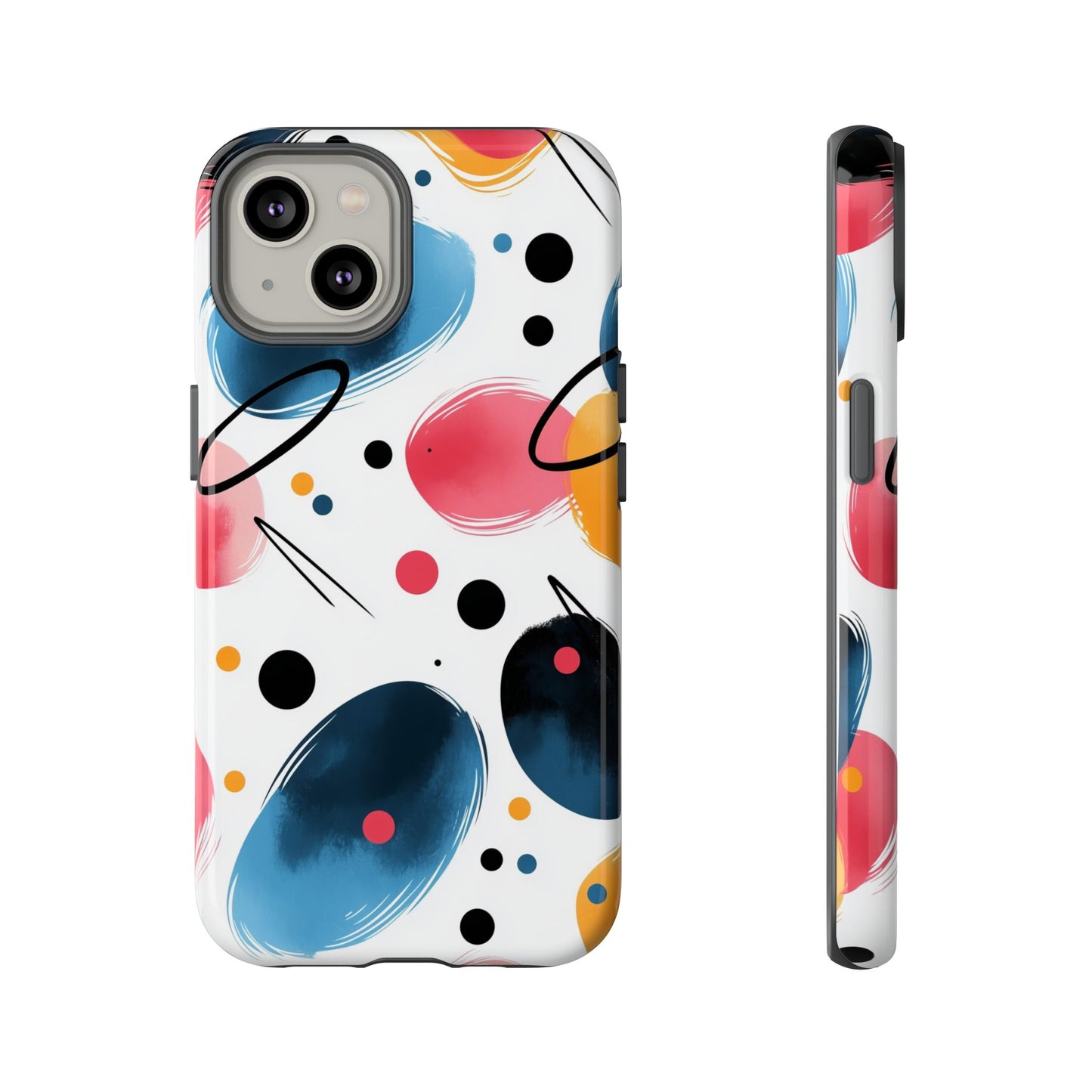 Retro Memphis Vibes – Abstract Art Phone Case for iPhone, google Pixel & Samsung