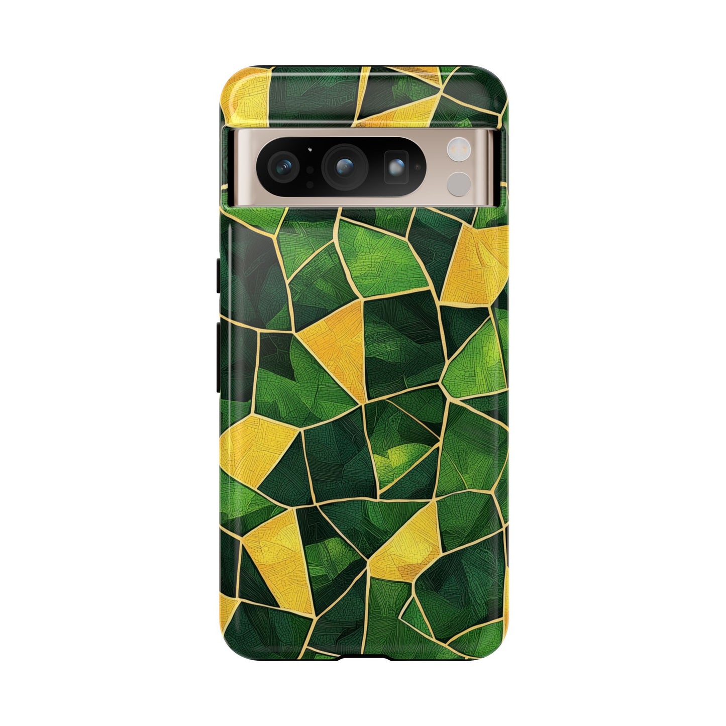 Intricate Turtle Shell Mosaic Phone Case for iPhone, Samsung & Google Pixel