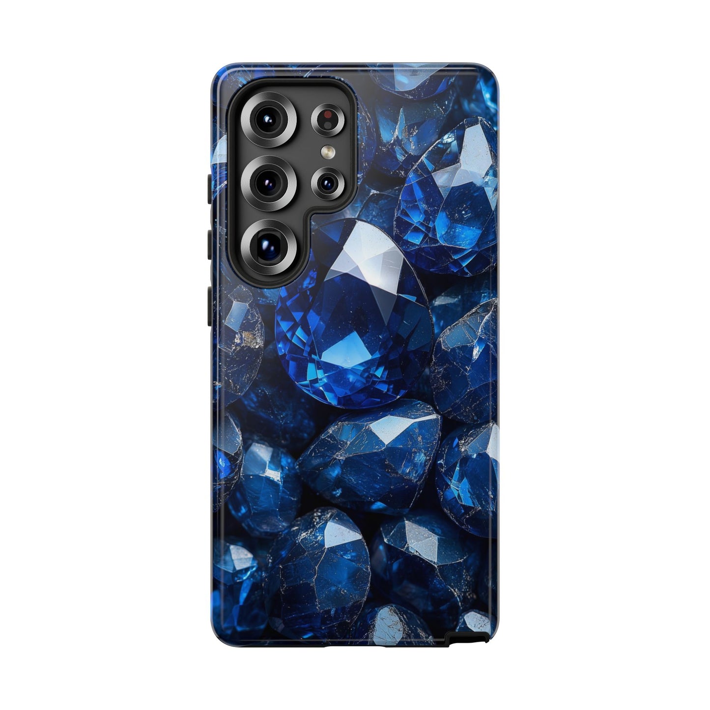 Blue Crystal Aesthetic Phone Case for iPhone, Google Pixel, Samsung