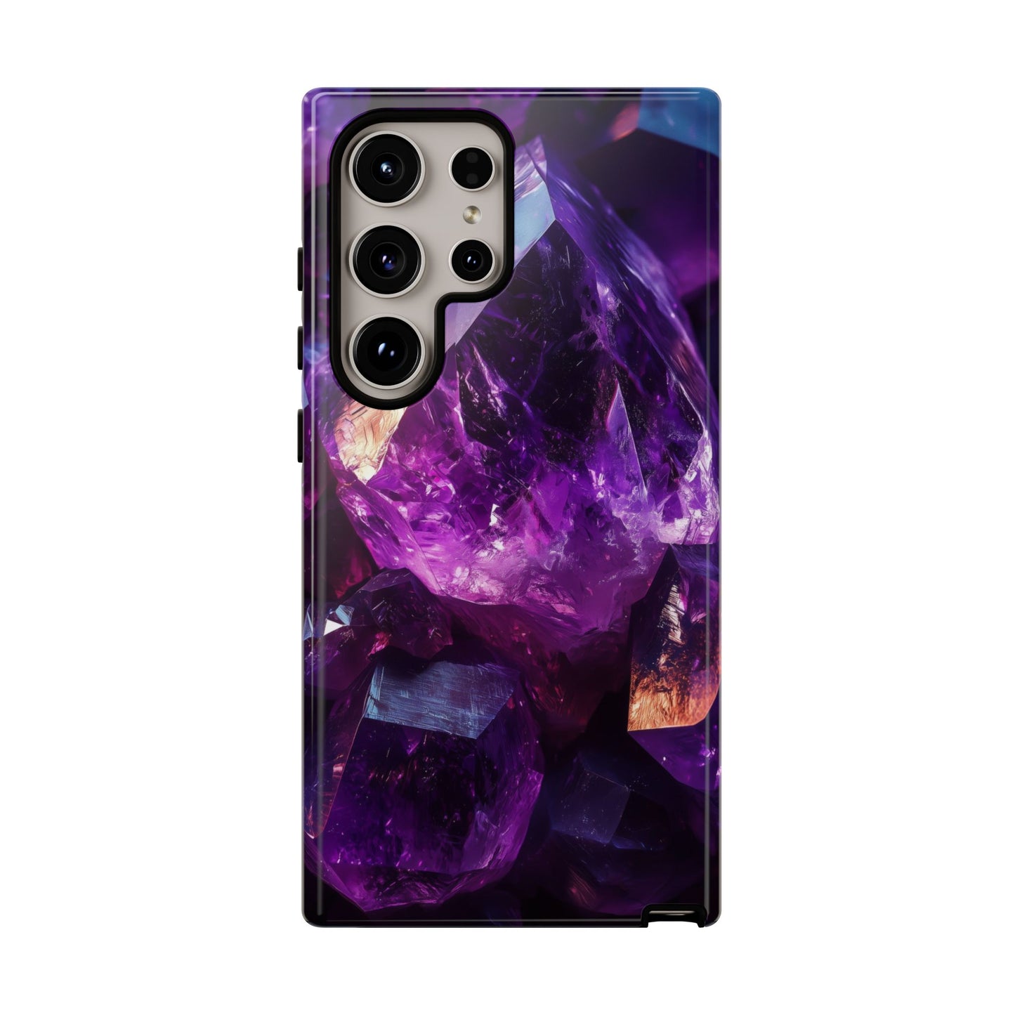 Royal Amethyst Stones Crystals Phone Case for iPhone, Samsung & Google Pixel