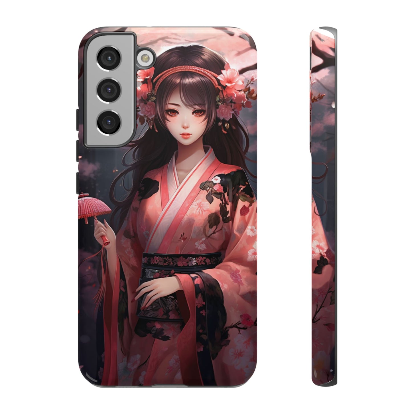 Kawaii Phone Case, Anime Girl Phone Case - Cute Aesthetic Cover for iPhone, Samsung & Google Pixel, Girly Phone Case, Anime Lover Gift