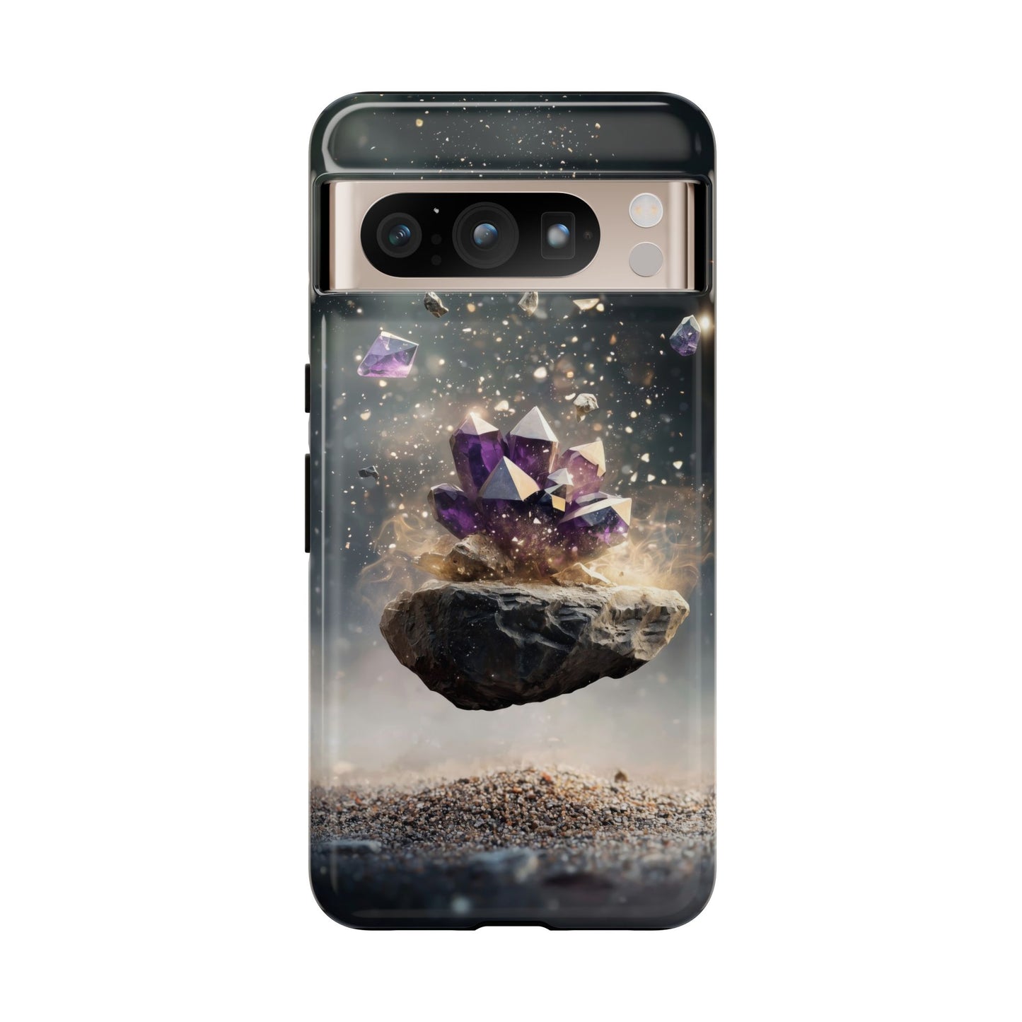 Mystic Amethyst Stones Phone Case for iPhone, Samsung & Google Pixel
