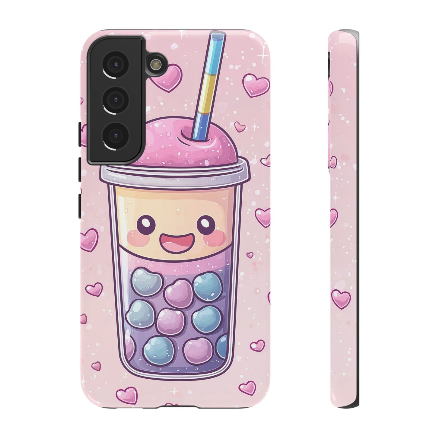 Sweet Bubble Tea Love Phone Case for iPhone, Samsung, Google Pixel