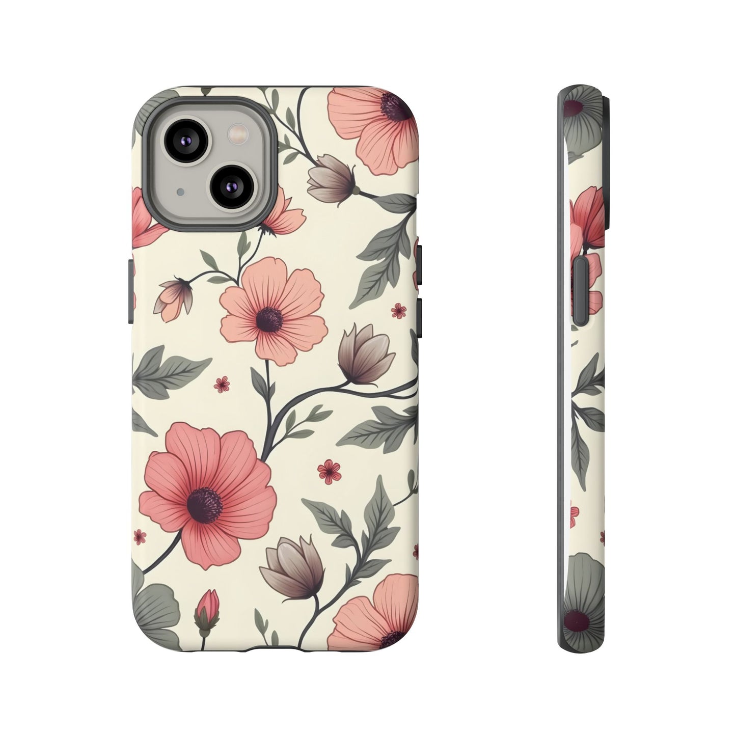Floral Iphone Case, Botanical Pattern Design