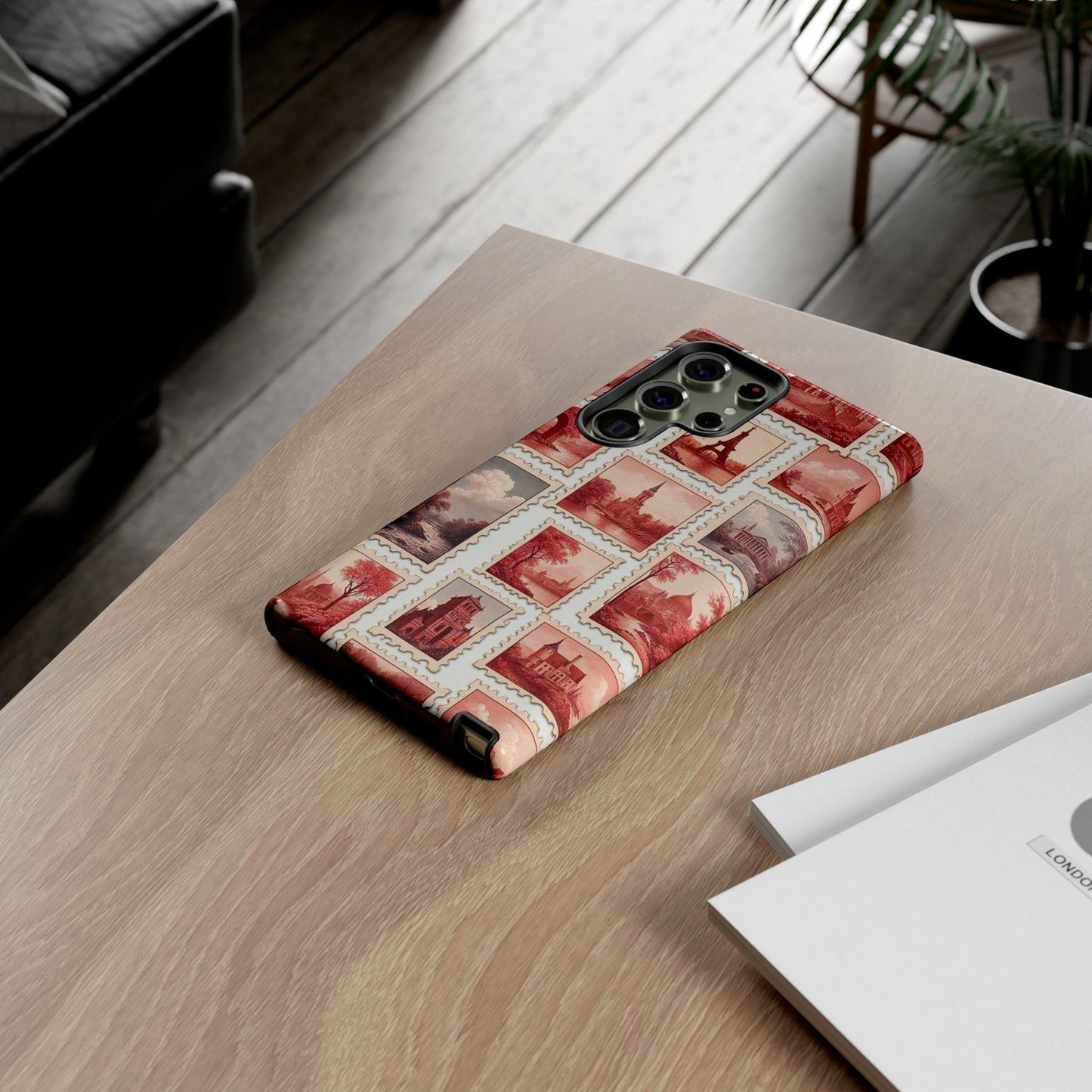 Vintage Postcard Stamps Phone Case