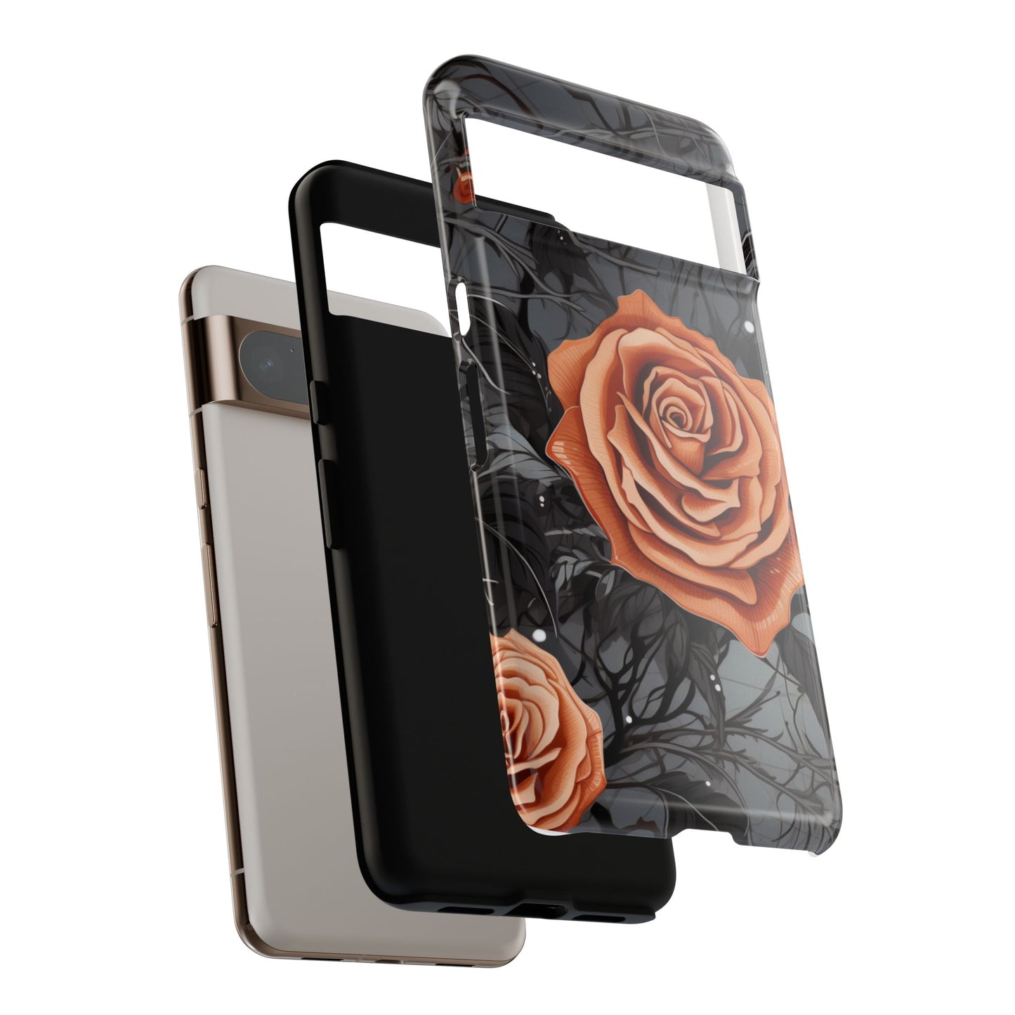 Mystic Noir Rose Mobile Case
