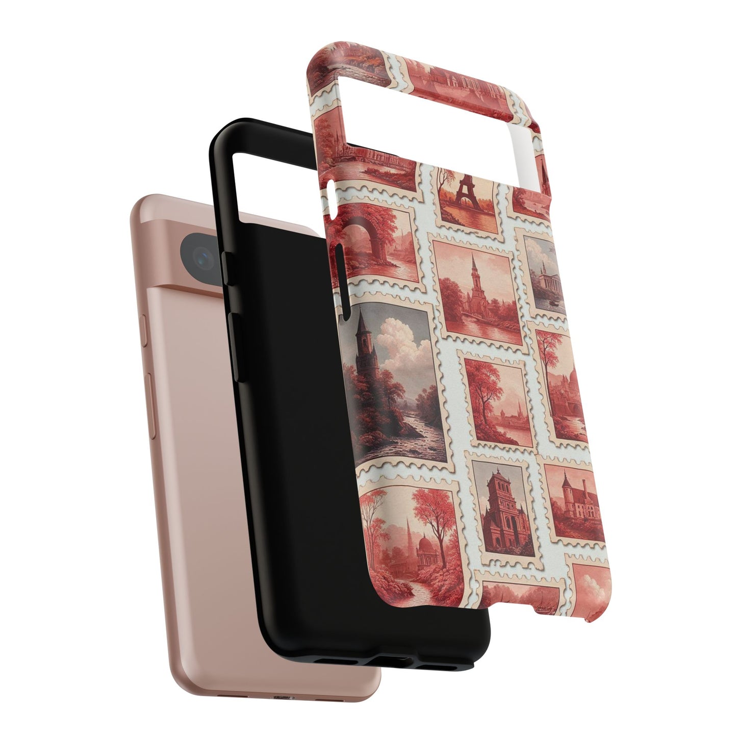 Vintage Postcard Stamps Phone Case
