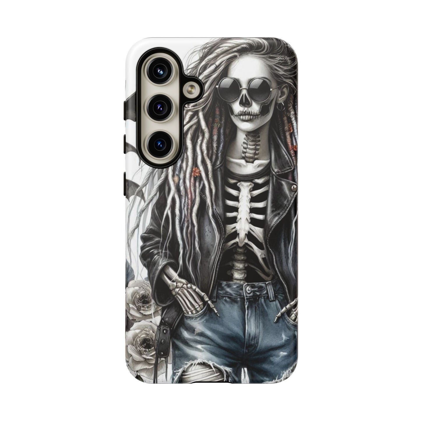 Skull Queen – Gothic Skeleton & Dark Grunge Mobile Cover