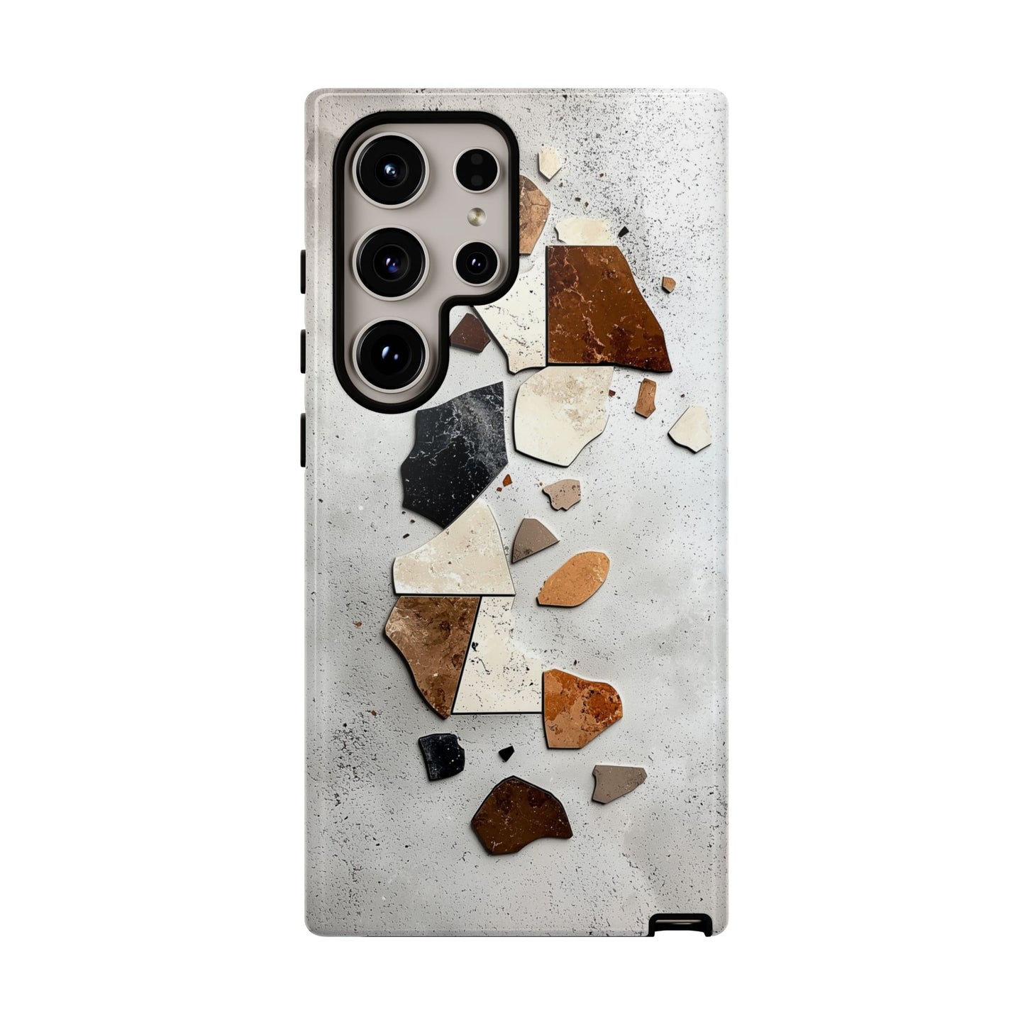 Modern Terrazzo Fragments Phone Case β Earthy & Minimalist for iPhone, google Pixel & Samsung