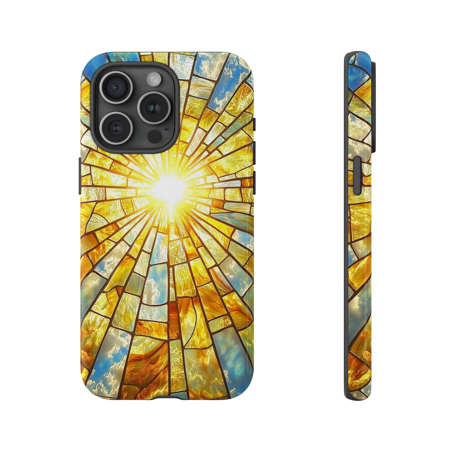 Heavenly Light – Radiant Sunburst Phone Case for iPhone, Samsung & Pixel