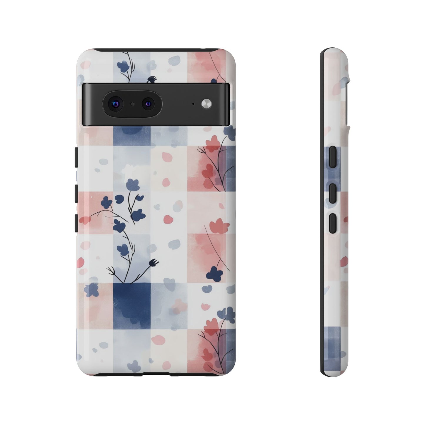 Kawaii Gingham Pastel Phone Case for iPhone, Samsung, Google Pixel