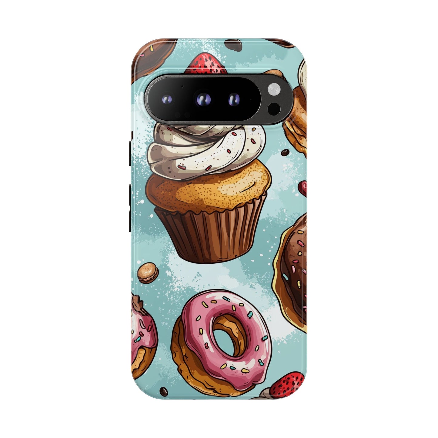 Sweet Bliss: Anime Dessert Delight Phone Case for iPhone, Samsung, Google Pixel
