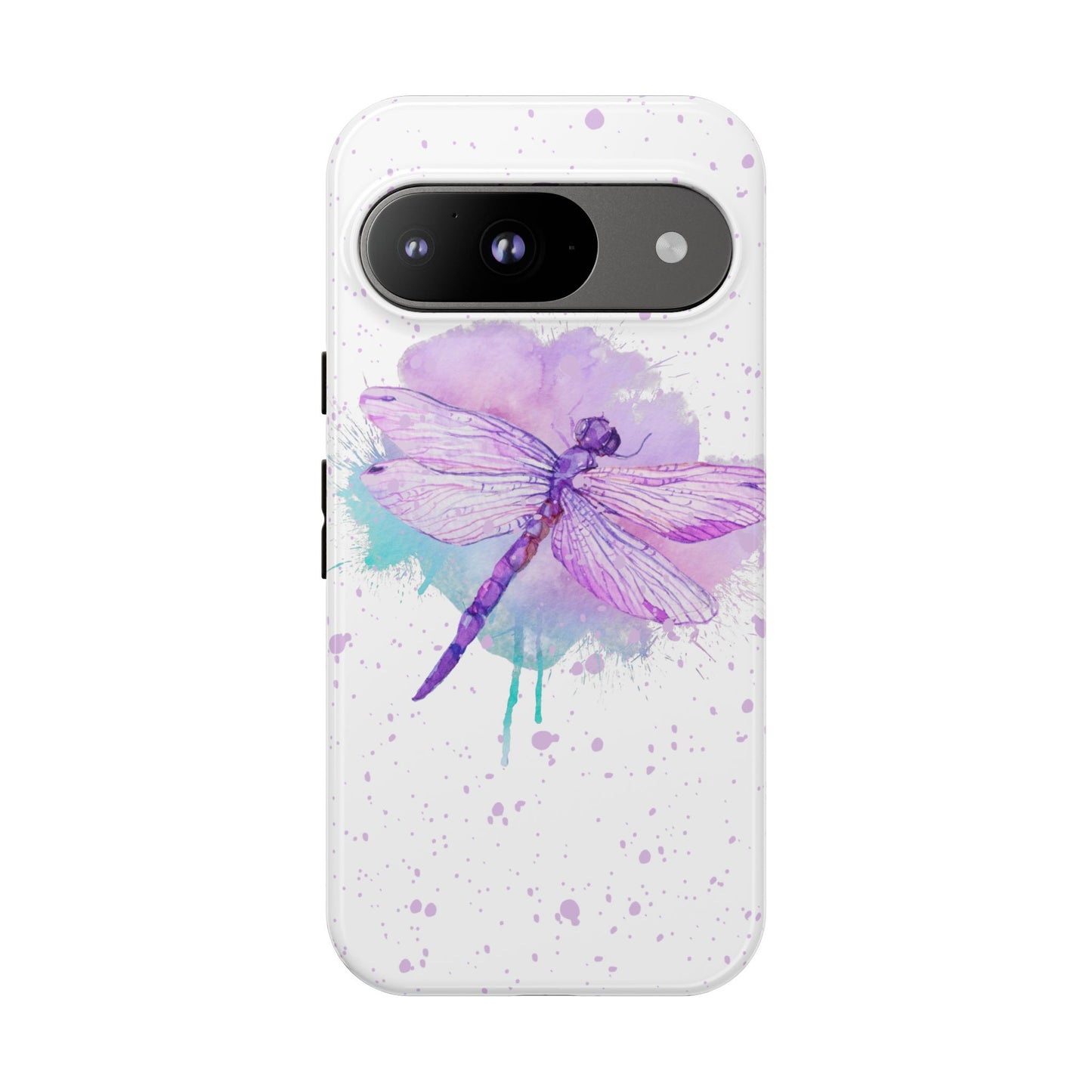 Watercolor Dragonfly Print Phone Case - iPhone, Samsung & Google Pixel Cover - Artistic Phone Case, Insect Lover Gift