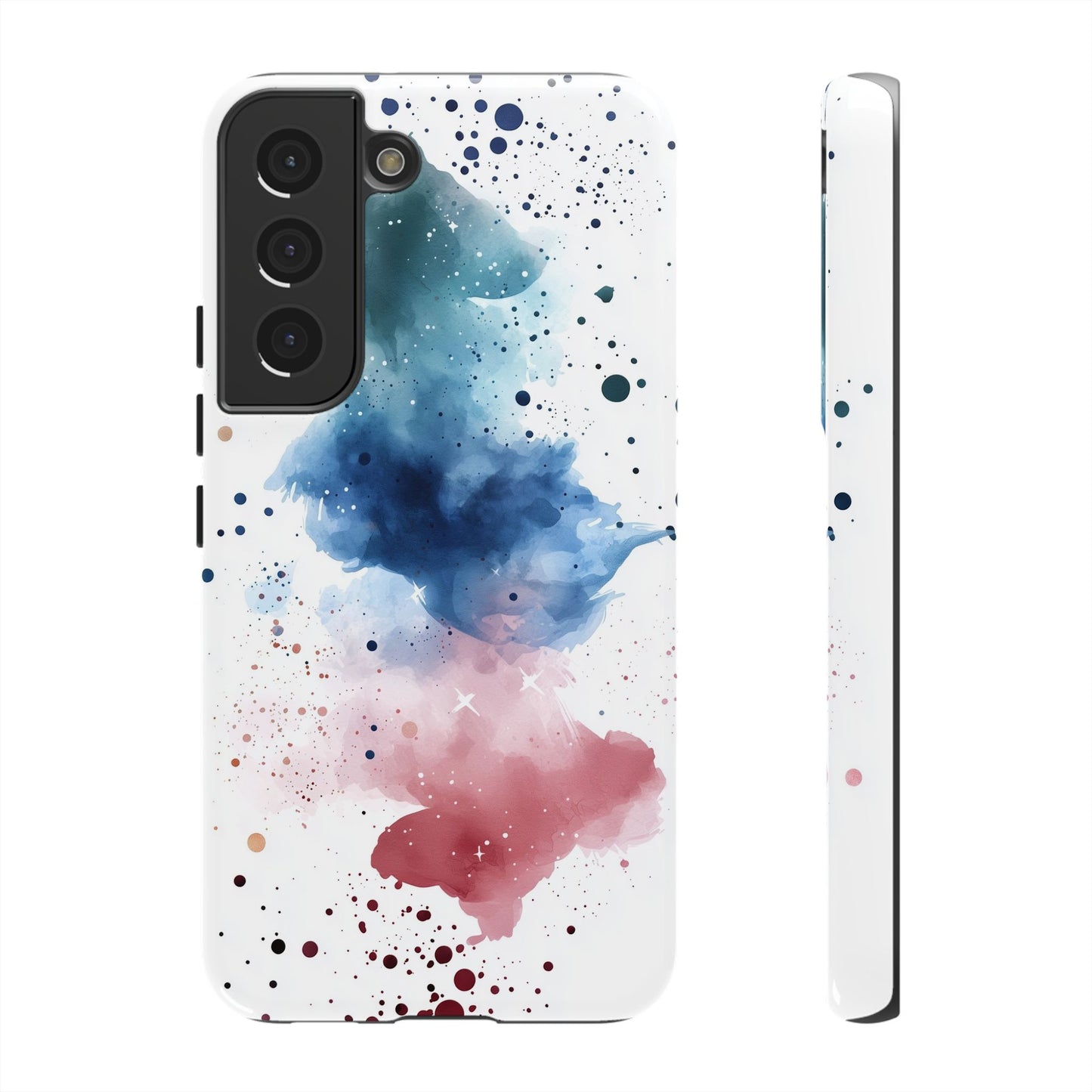 Cosmic Bloom Watercolor Phone Case for iPhone, google Pixel & Samsung