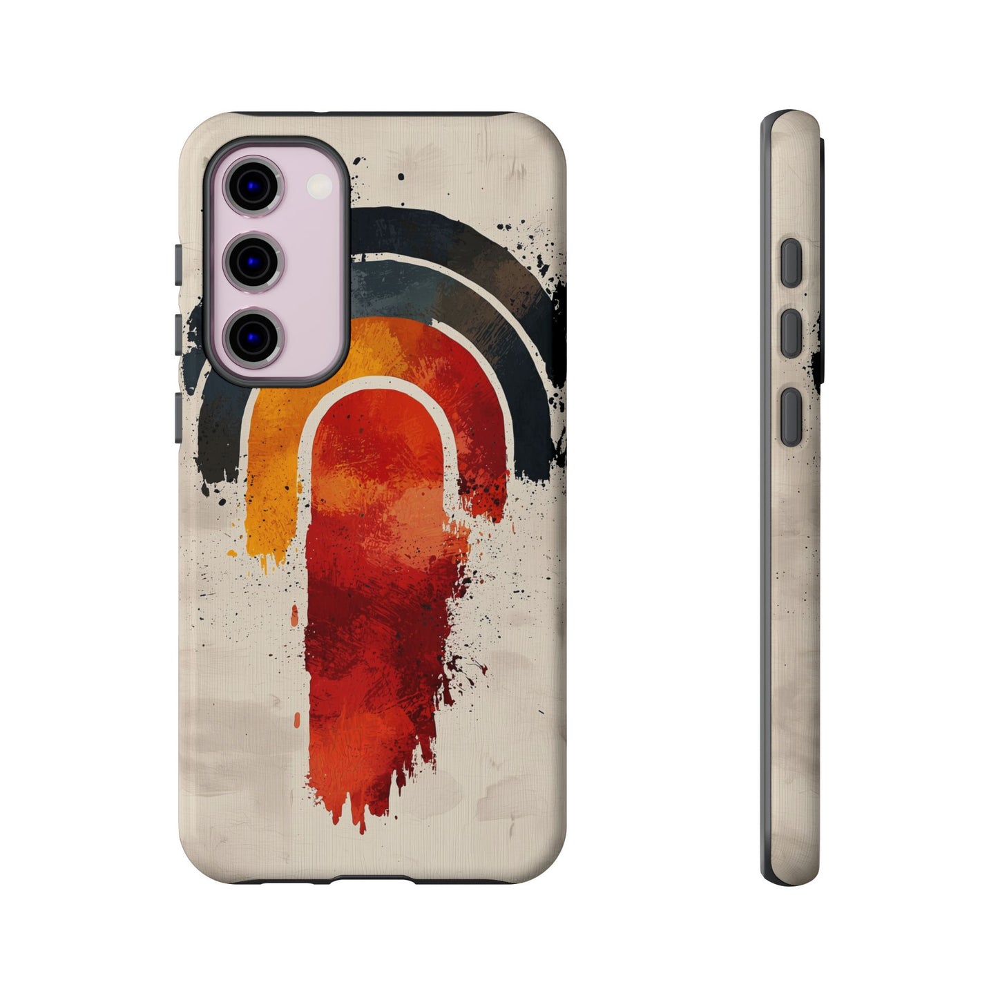 Boho Retro Splash Rainbow Phone Case for iPhone, Pixel & Samsung