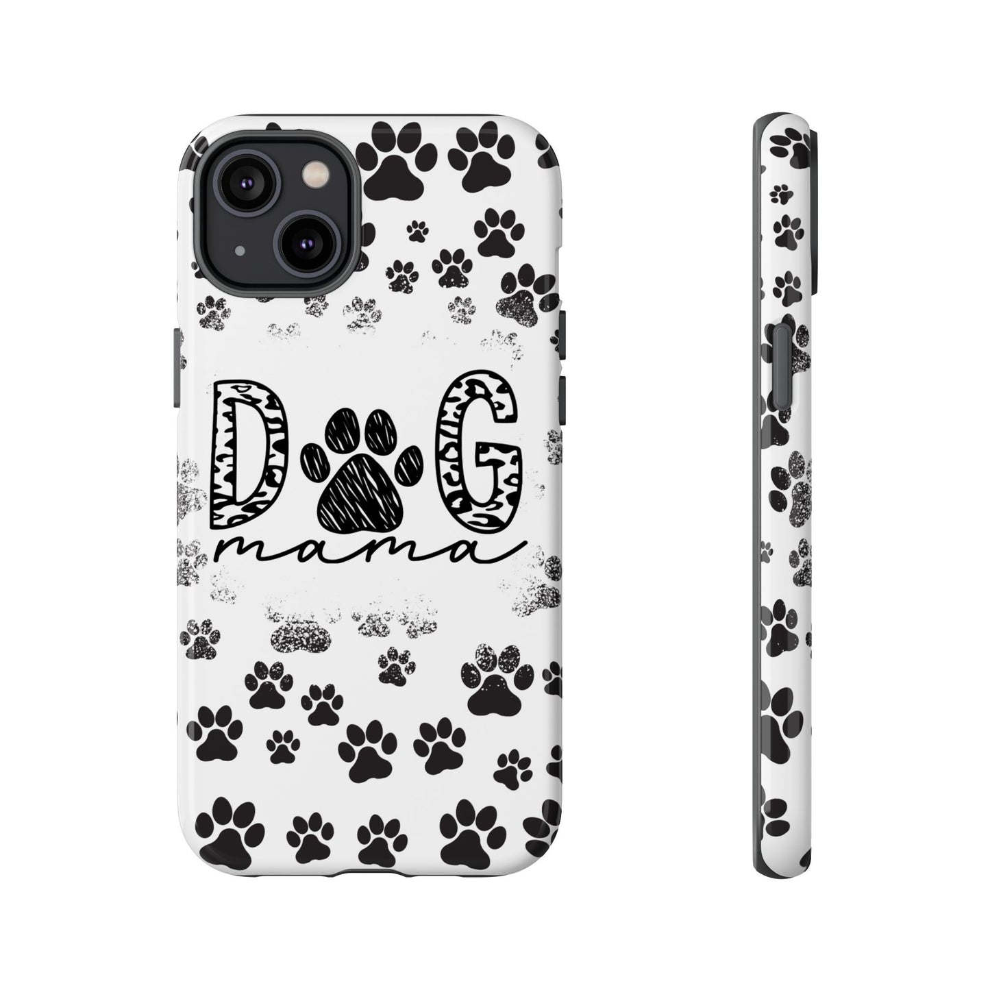 Dog Mama Phone Case for iPhone, Samsung & Google Pixel, Paw Print Phone Cover, Furry Friend Phone Case, Dog Owner/Pat Parents/Dog Mom Gifts