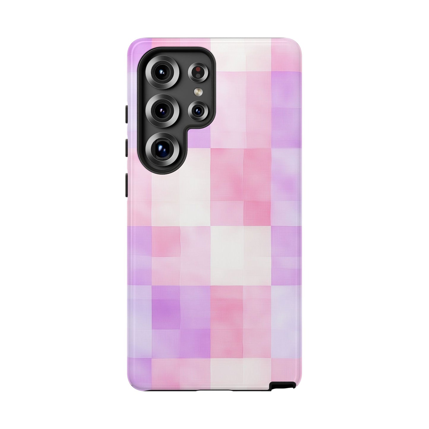 Kawaii Gingham Pastel Phone Case for iPhone, Samsung, Google Pixel