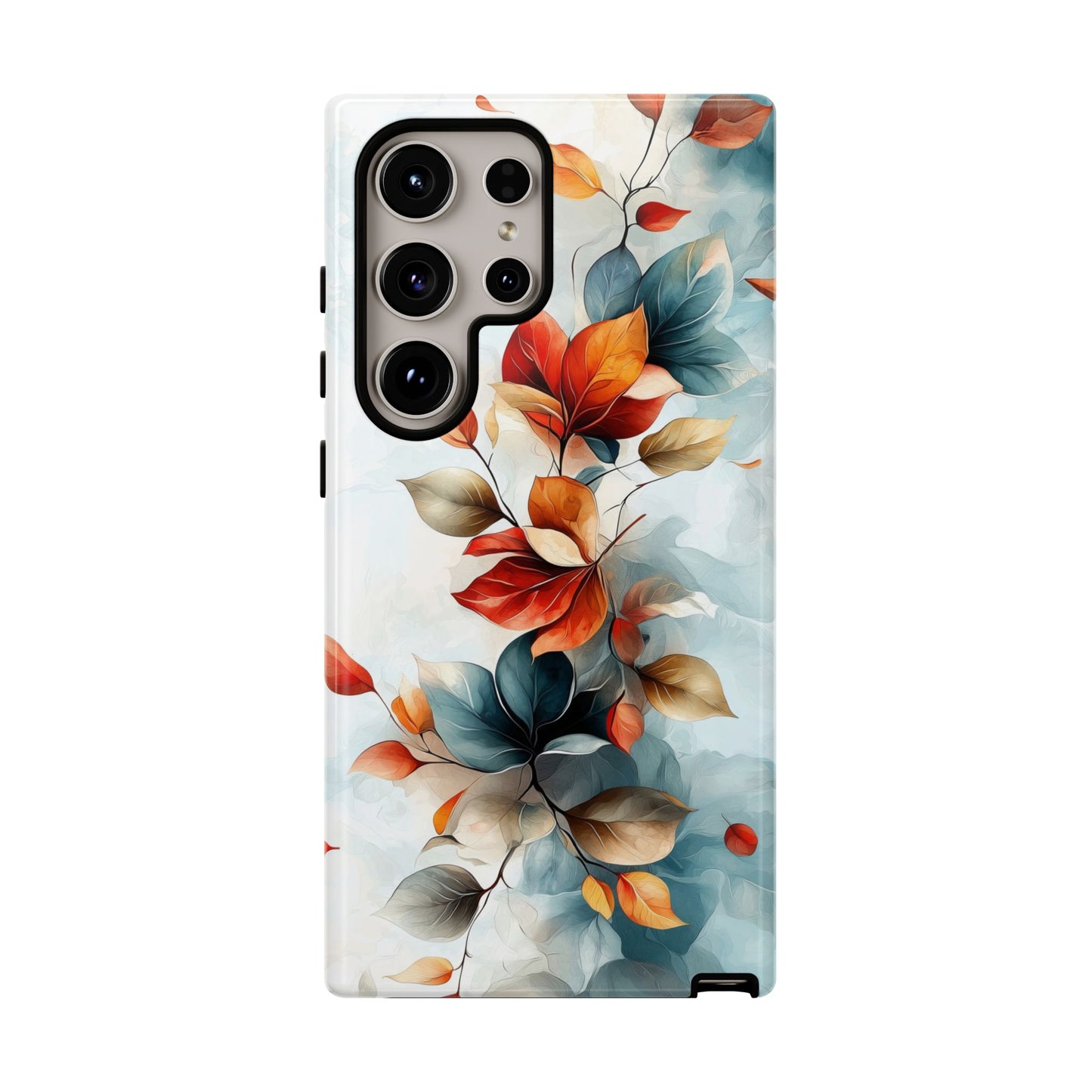Whispering Leaves | Elegant Watercolor Floral Phone Case