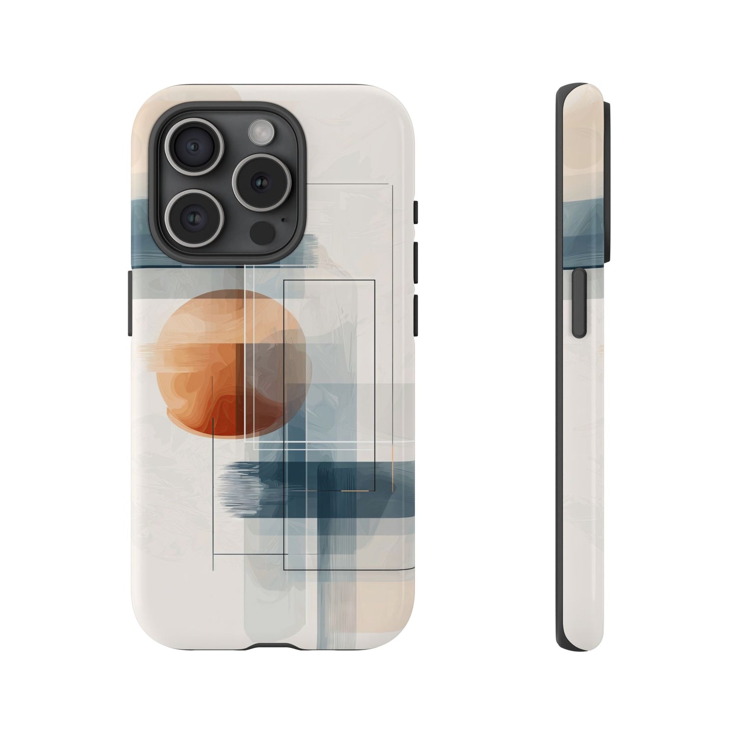 Urban Eclipse – Minimal Abstract Phone Case for iPhone, Samsung & Pixel