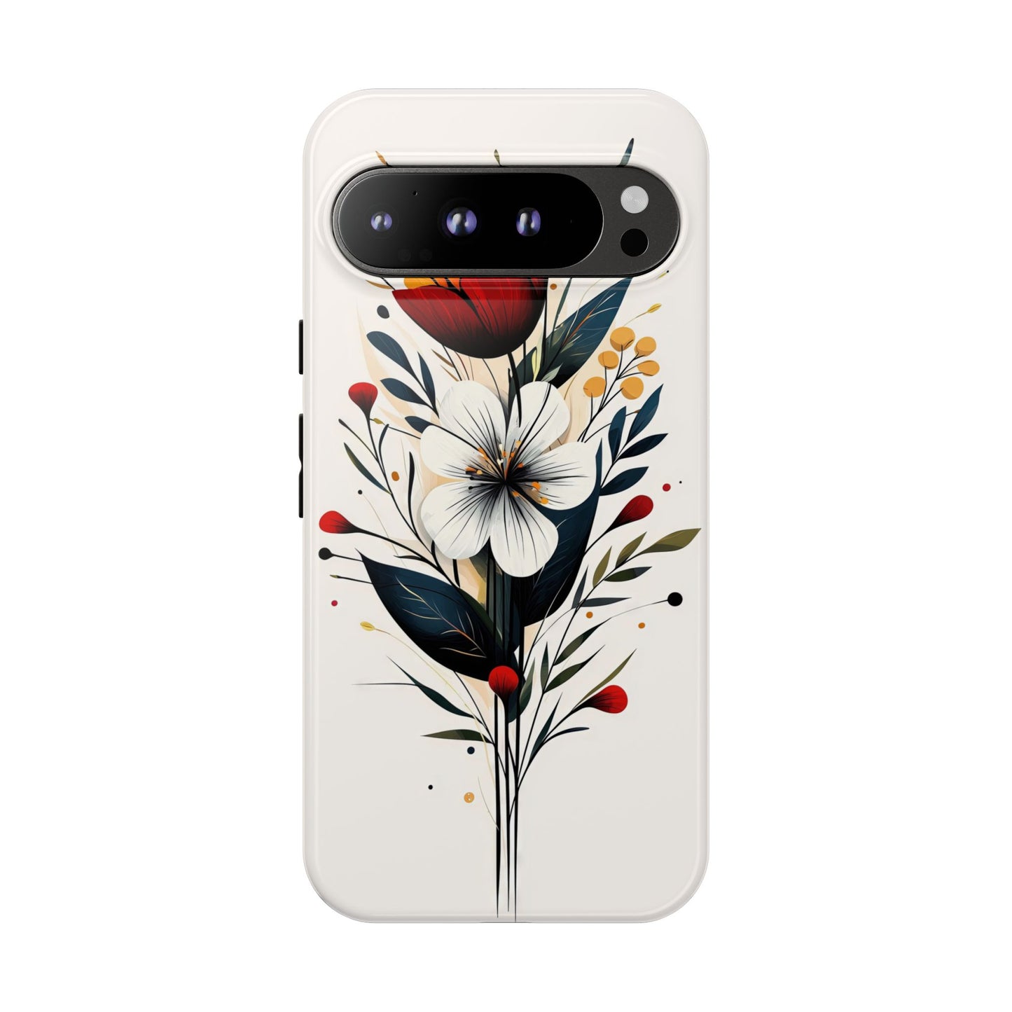 Wild Bloom – Minimal Floral Phone Case for iPhone, Pixel & Samsu