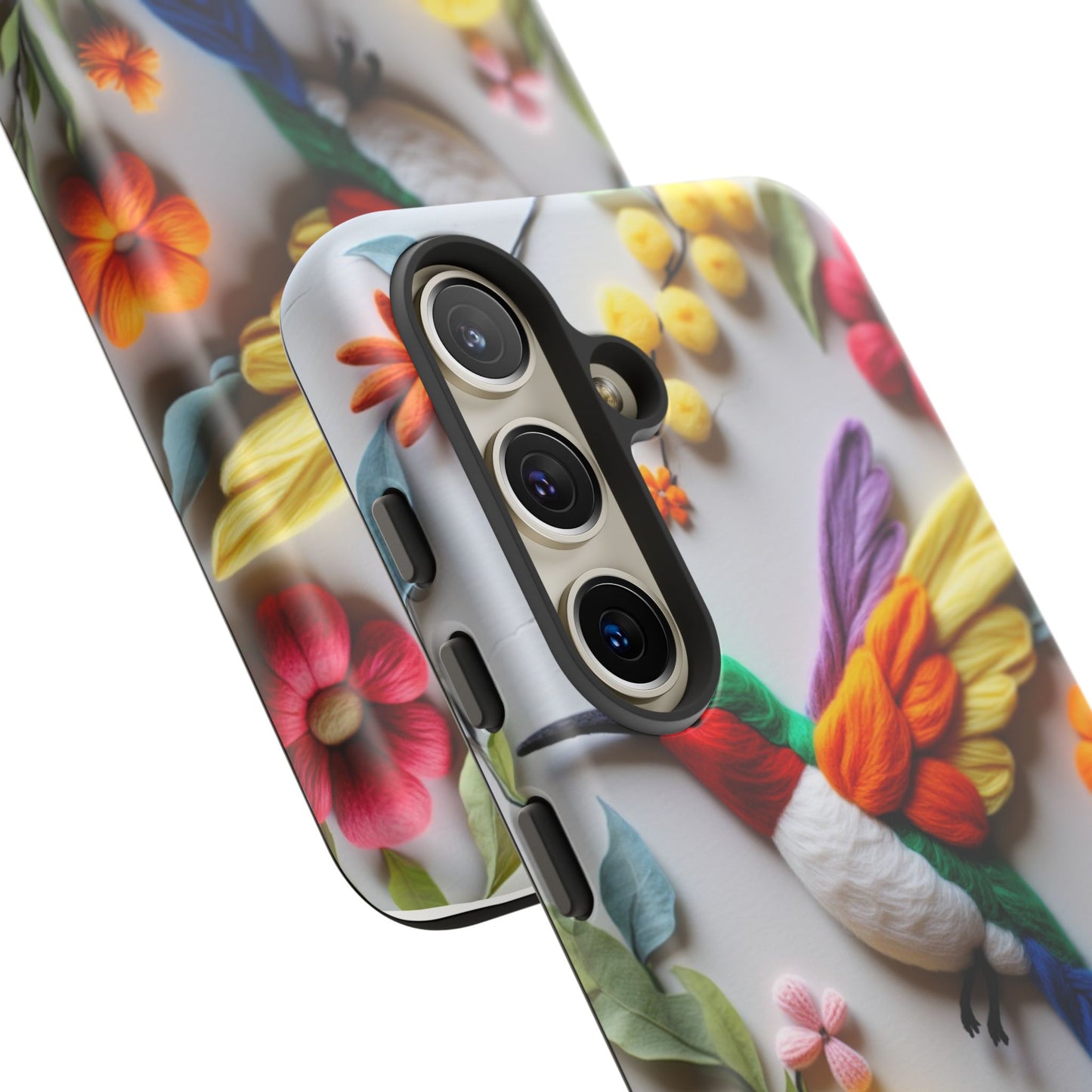 Elegant Hummingbird with Floral Mosaic Design | Nature's Artistic Vibes | Pixel 8 pro