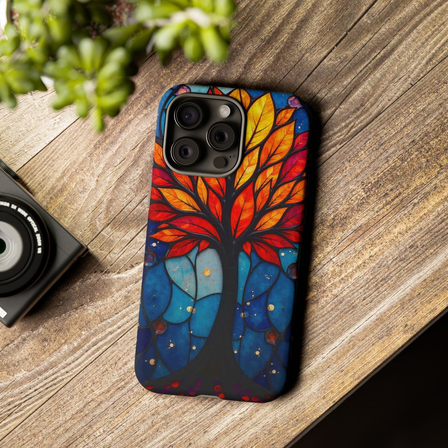 Stained Glass Tree: A Burst of Vibrant Elegance