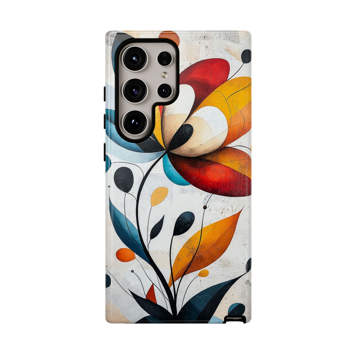 Prism Bloom – Bold Geometric Floral Case for iPhone, Pixel & Samsung