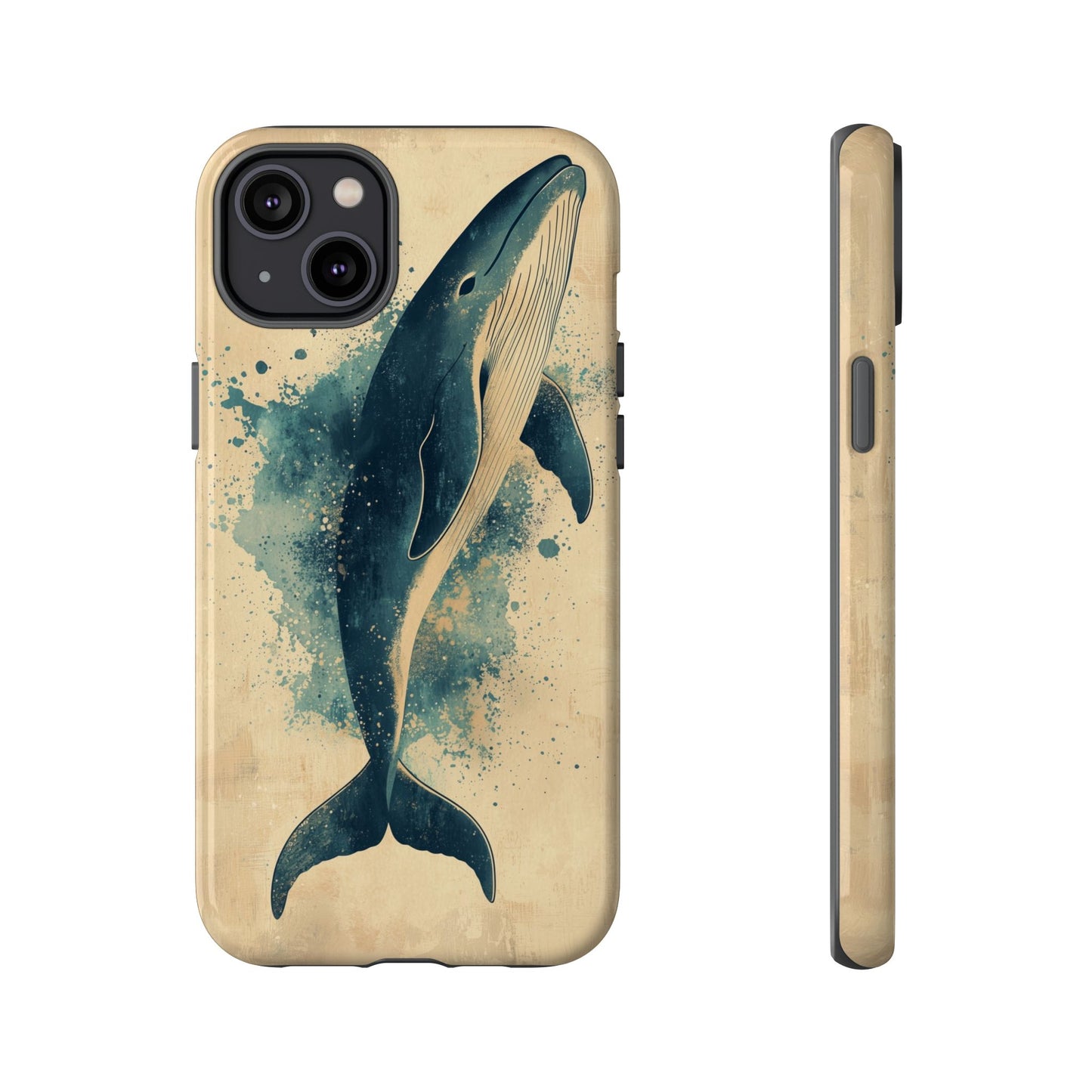 Ocean Majesty: Watercolor Whale Case for iPhone, Samsung & Pixel