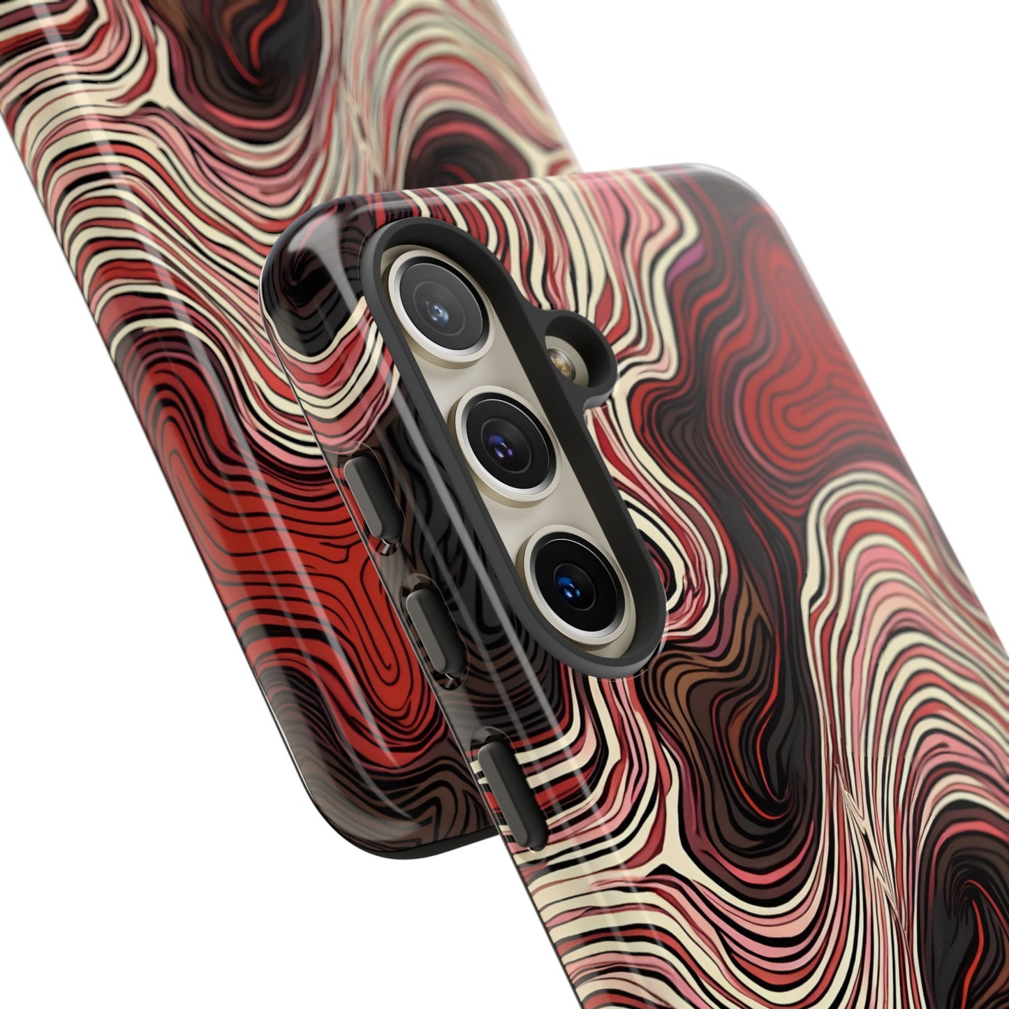 Abstract wavy illusion with swirling lines | Pattern Design