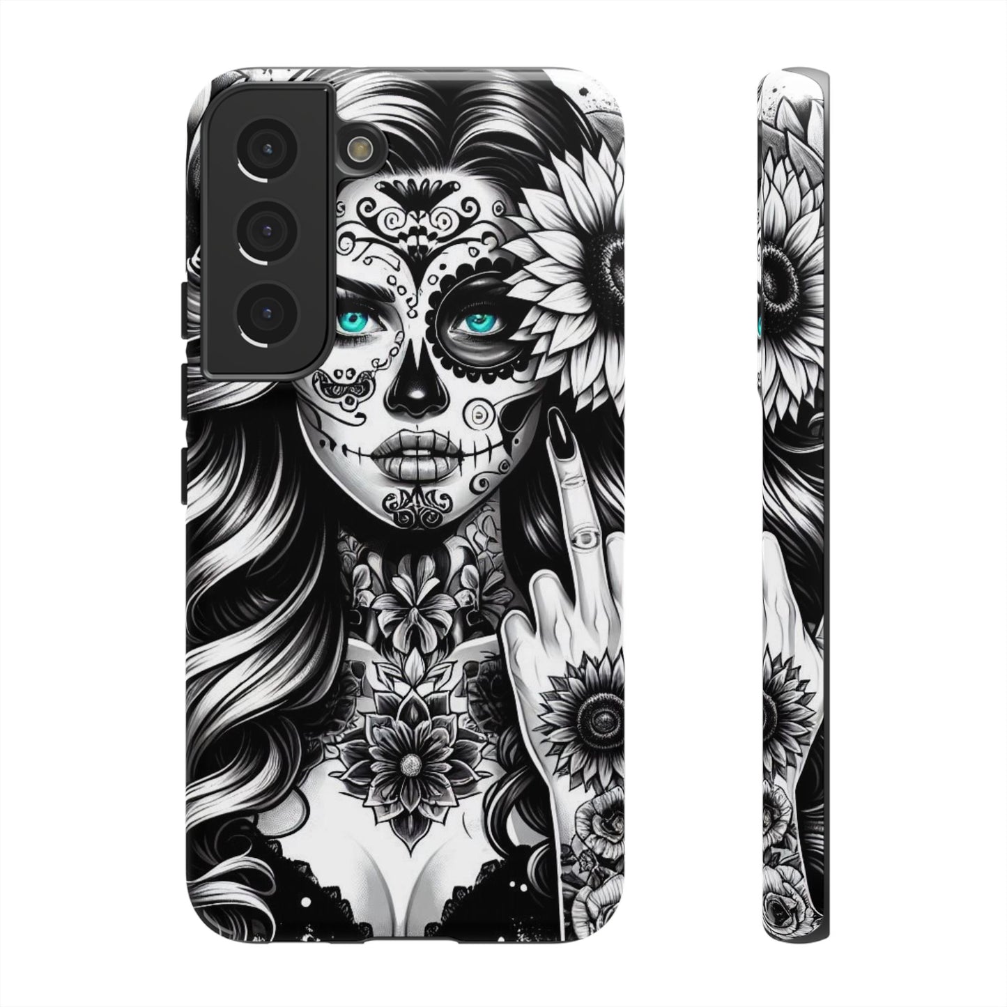 La Rebel – Day of the Dead Gothic Attitude Mobile Cover