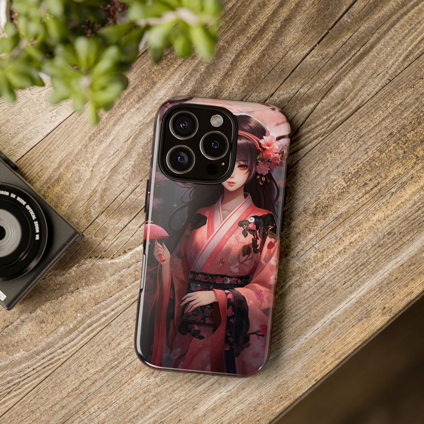 Kawaii Phone Case, Anime Girl Phone Case - Cute Aesthetic Cover for iPhone, Samsung & Google Pixel, Girly Phone Case, Anime Lover Gift