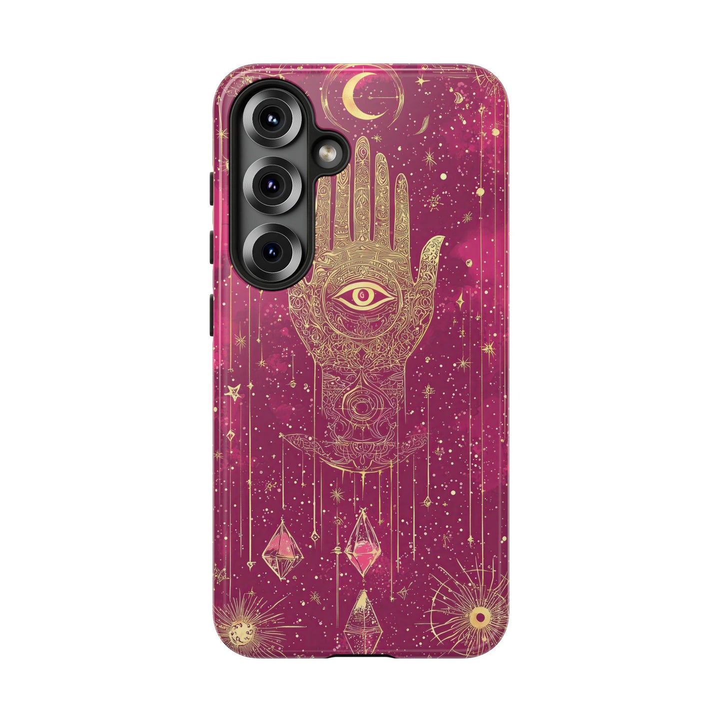 Cosmic Hamsa Boho Phone Case for iPhone, Pixel & Samsung