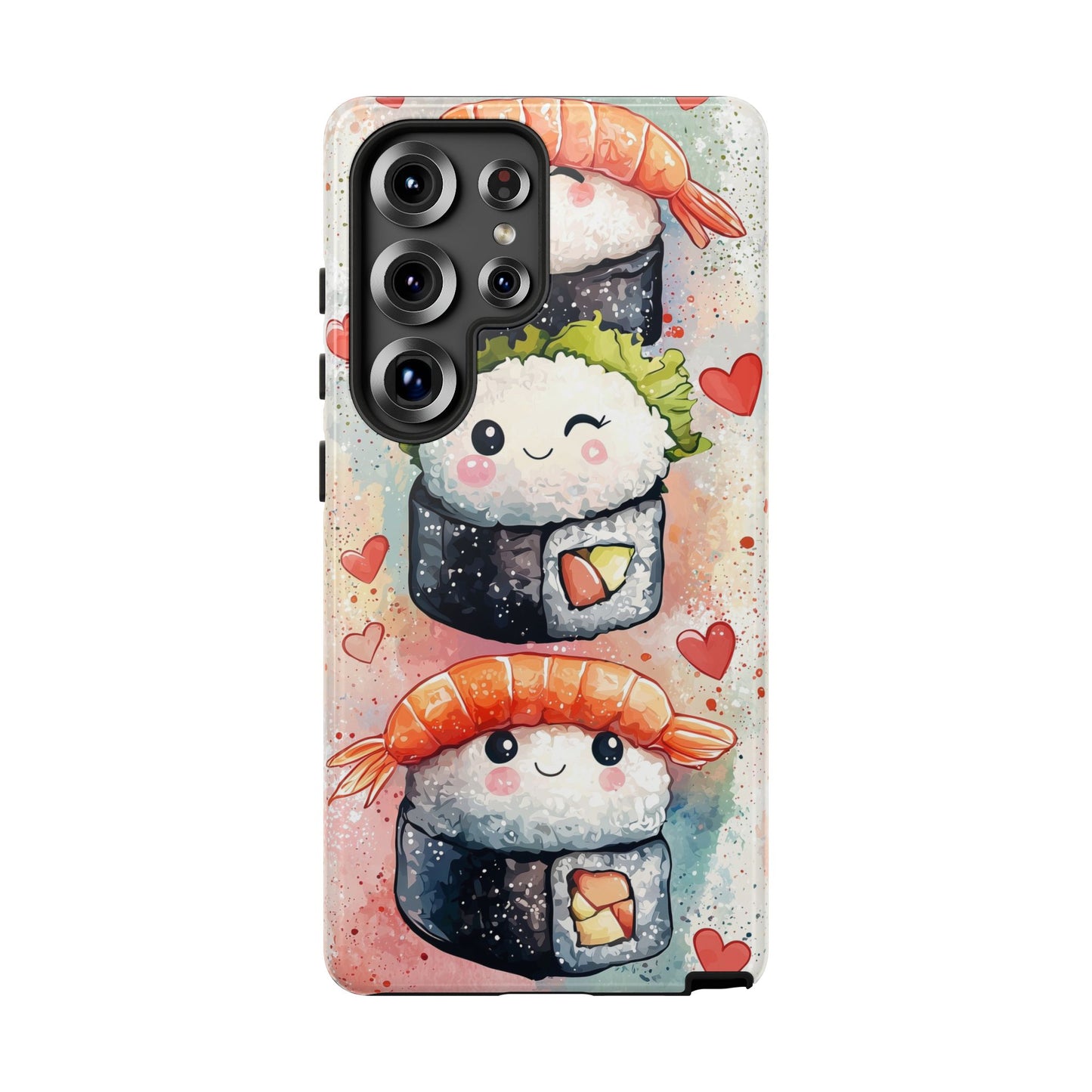 Sweet Sushi Trio - Anime Phone Case Cover for iPhone, Samsung, Google Pixel