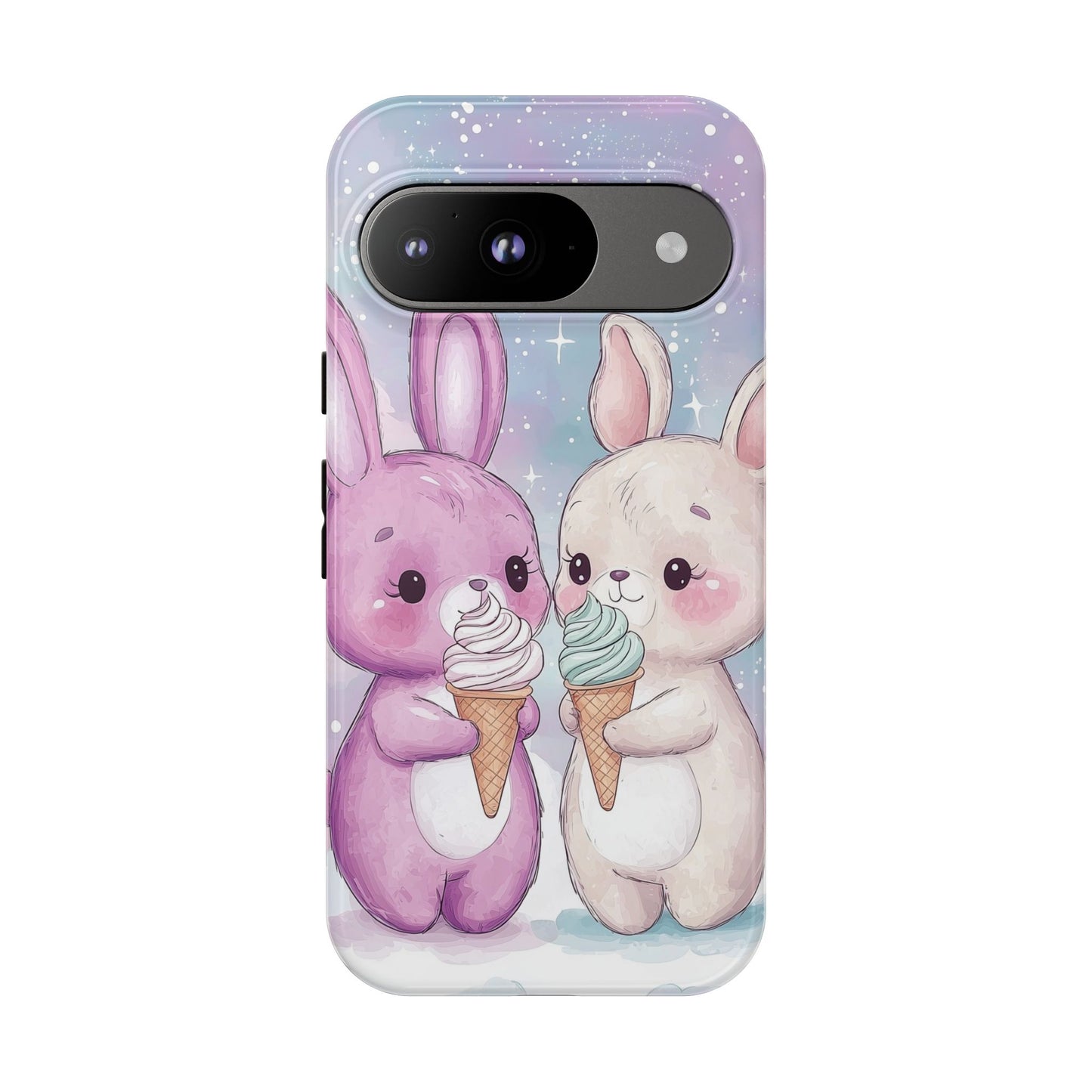Sweet Bunny Bliss - Kawaii Anime Phone Case for iPhone, Samsung, Google Pixel