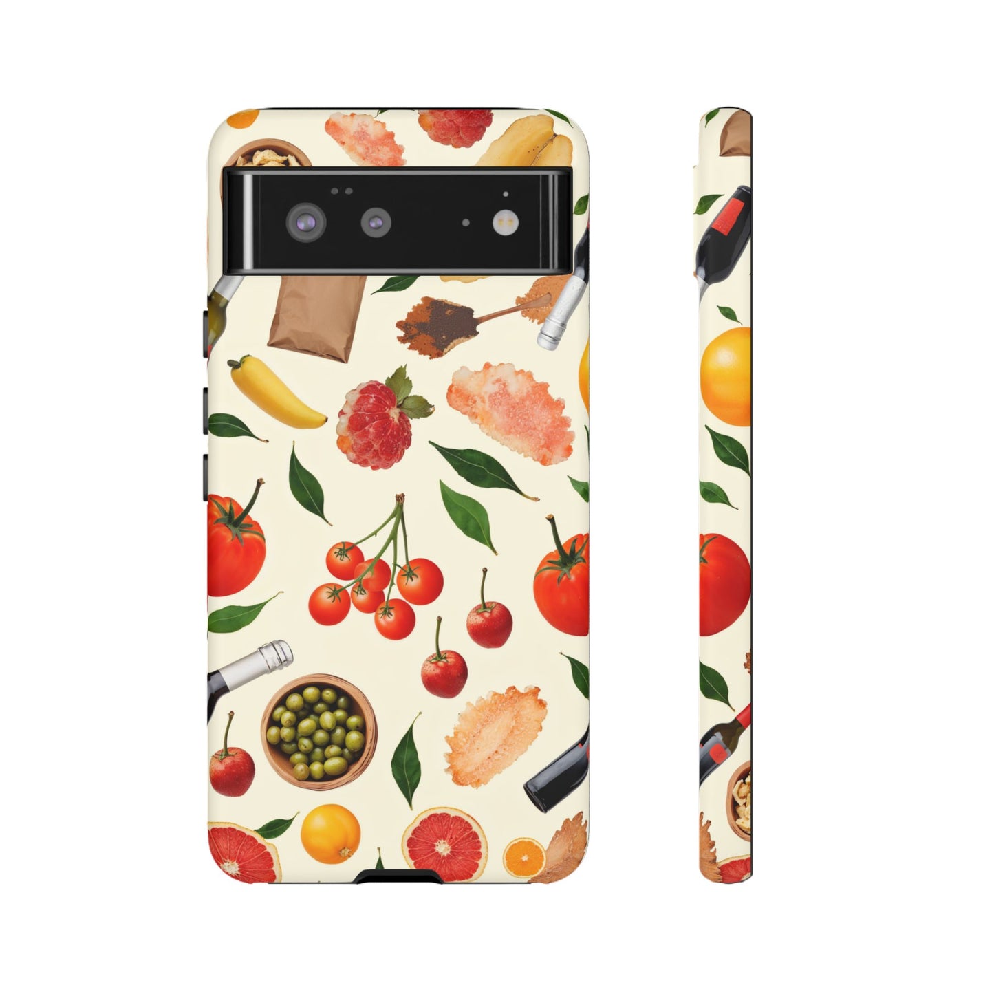 Fresh Fruits & Veggies Pattern Phone Case