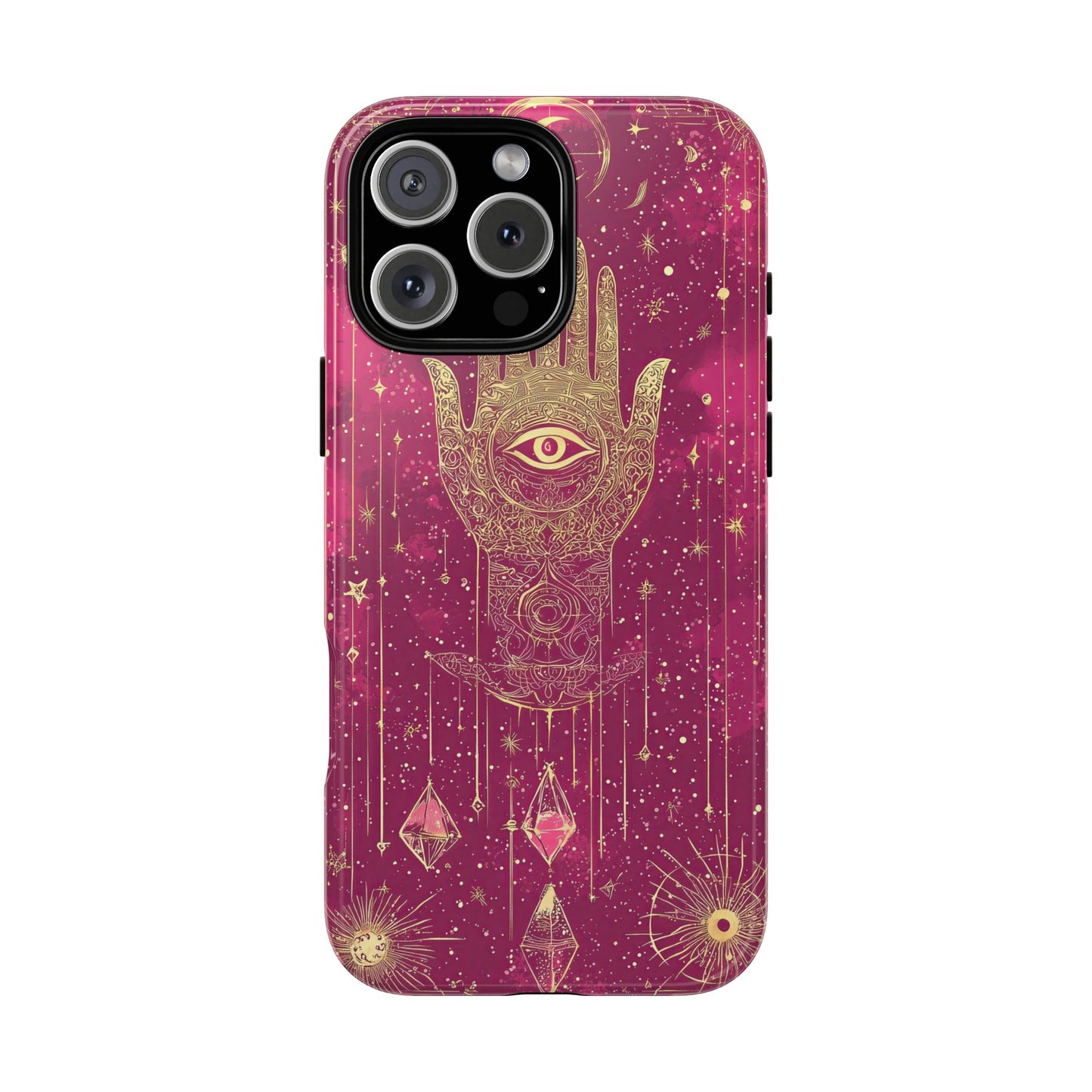Cosmic Hamsa Boho Phone Case for iPhone, Pixel & Samsung