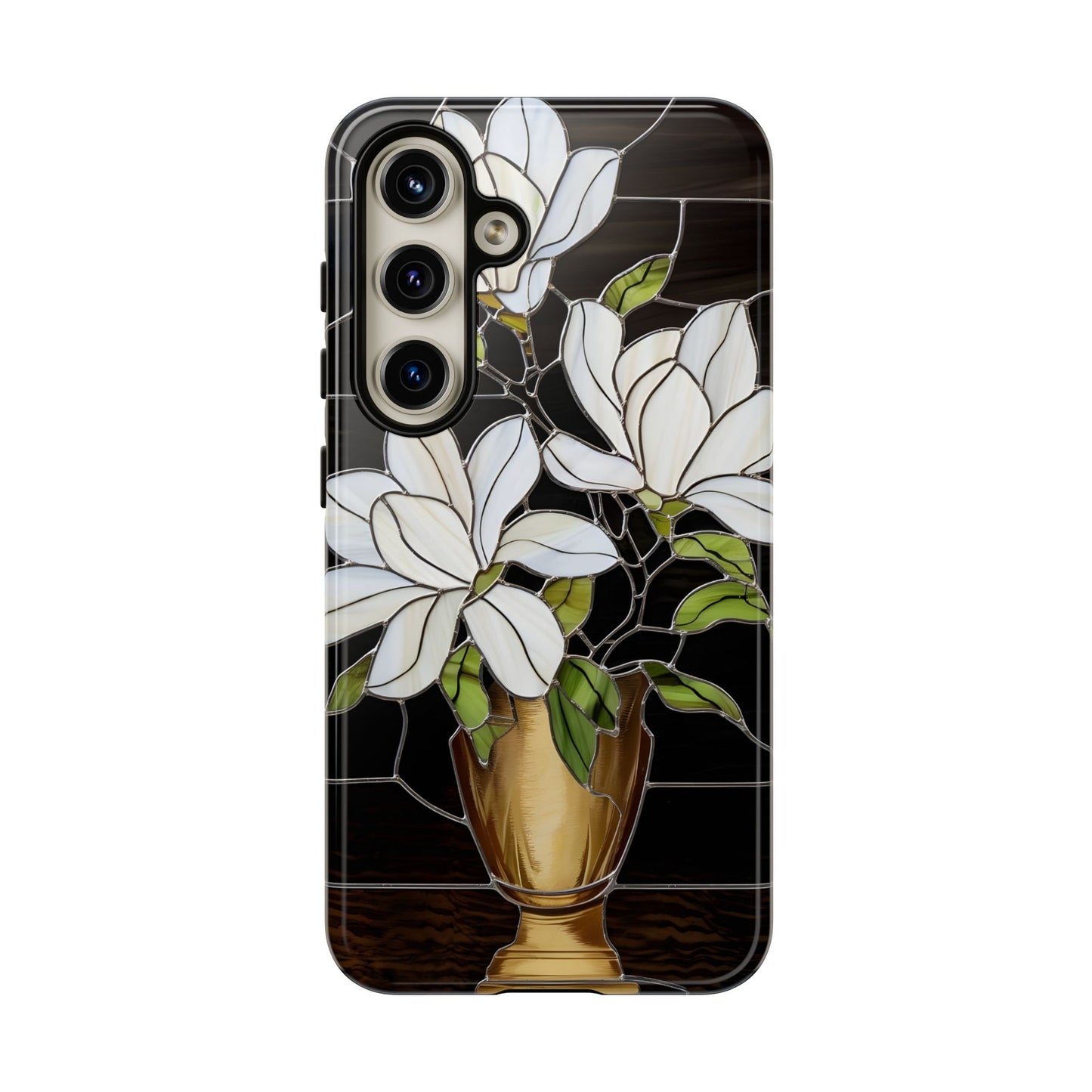 Stained Glass Floral Phone Case