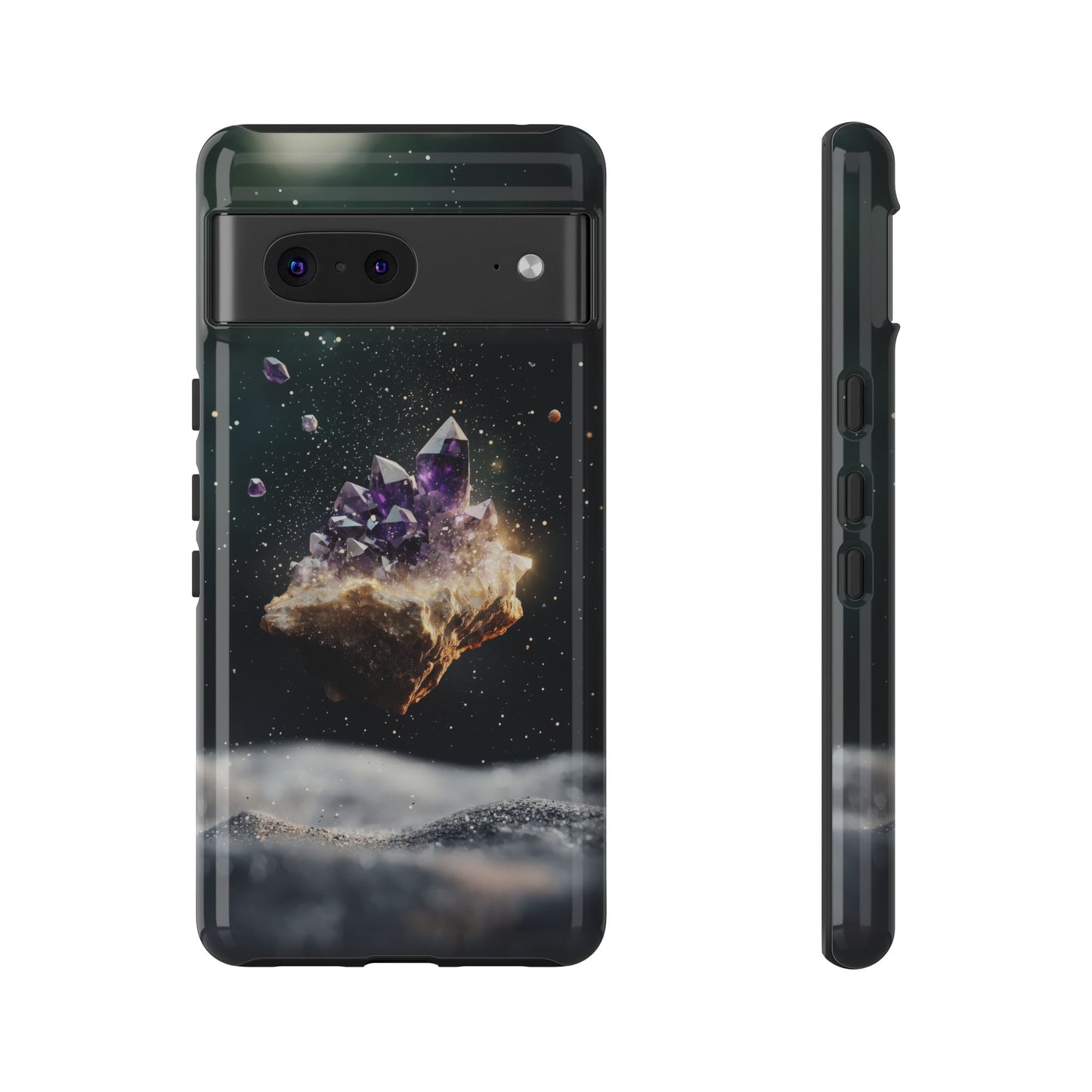 Mystic Amethyst Stones Phone Case for iPhone, Samsung & Google Pixel