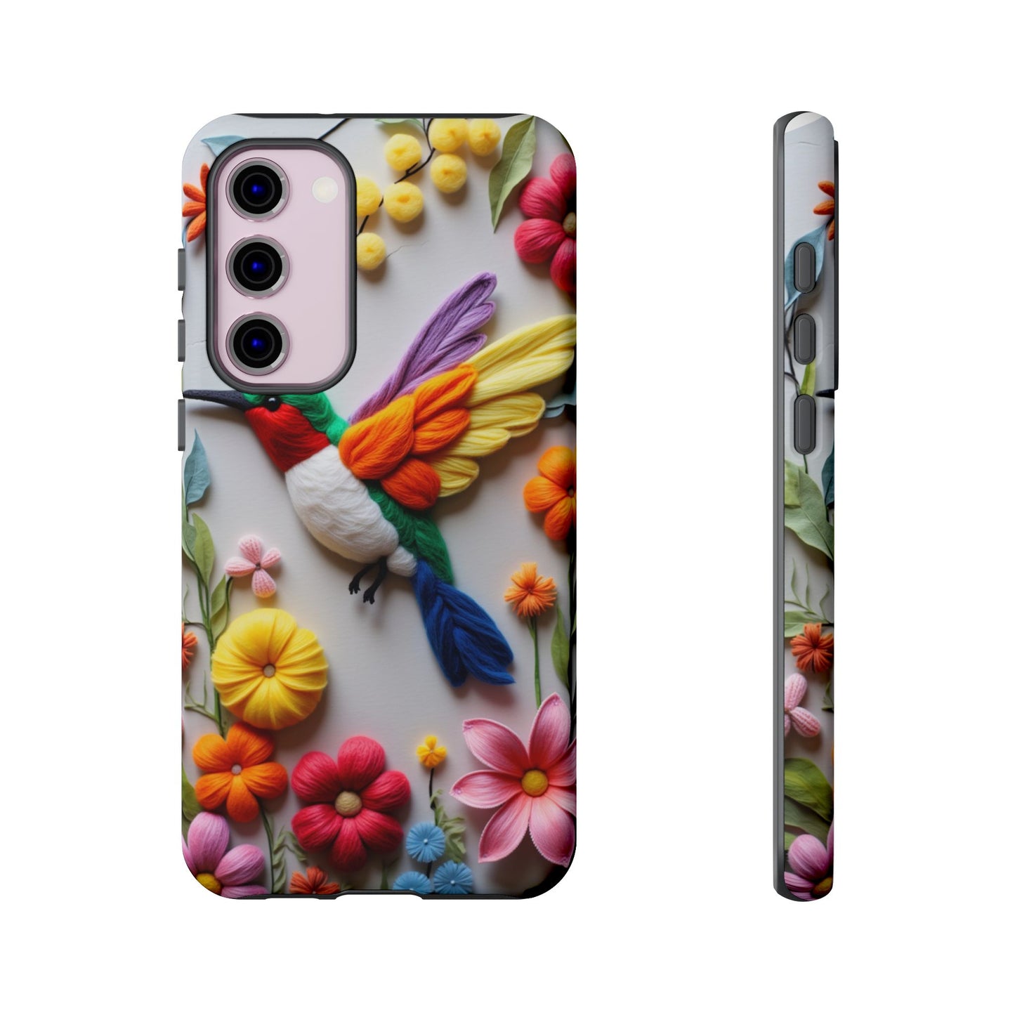 Elegant Hummingbird with Floral Mosaic Design | Nature's Artistic Vibes | Pixel 8 pro