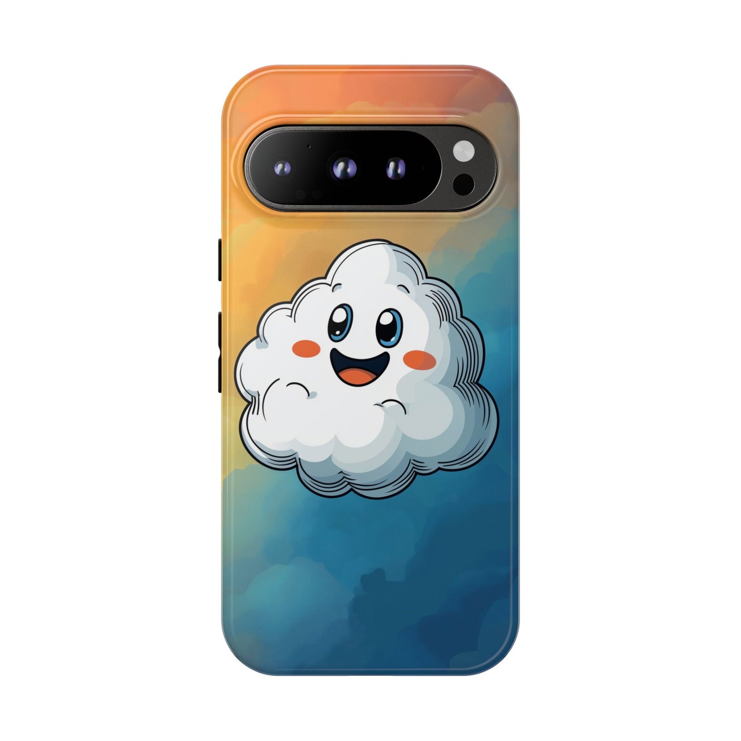 Happy Cloud Anime Phone Case for iPhone, Samsung, Google Pixel