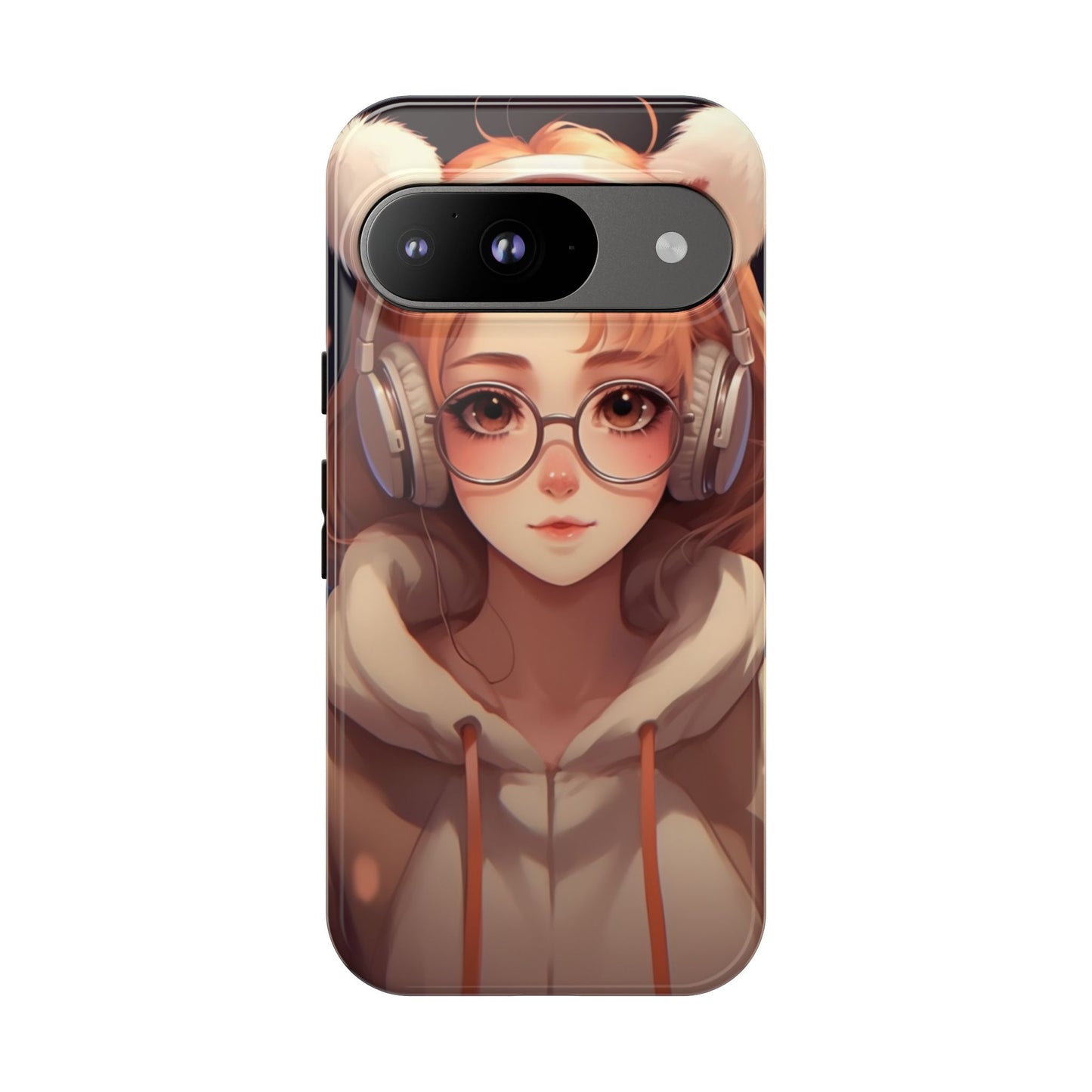 Anime Girl Phone Case - Cute Aesthetic Cover for iPhone, Samsung & Google Pixel, Girly Phone Case, Kawaii Lover Gift