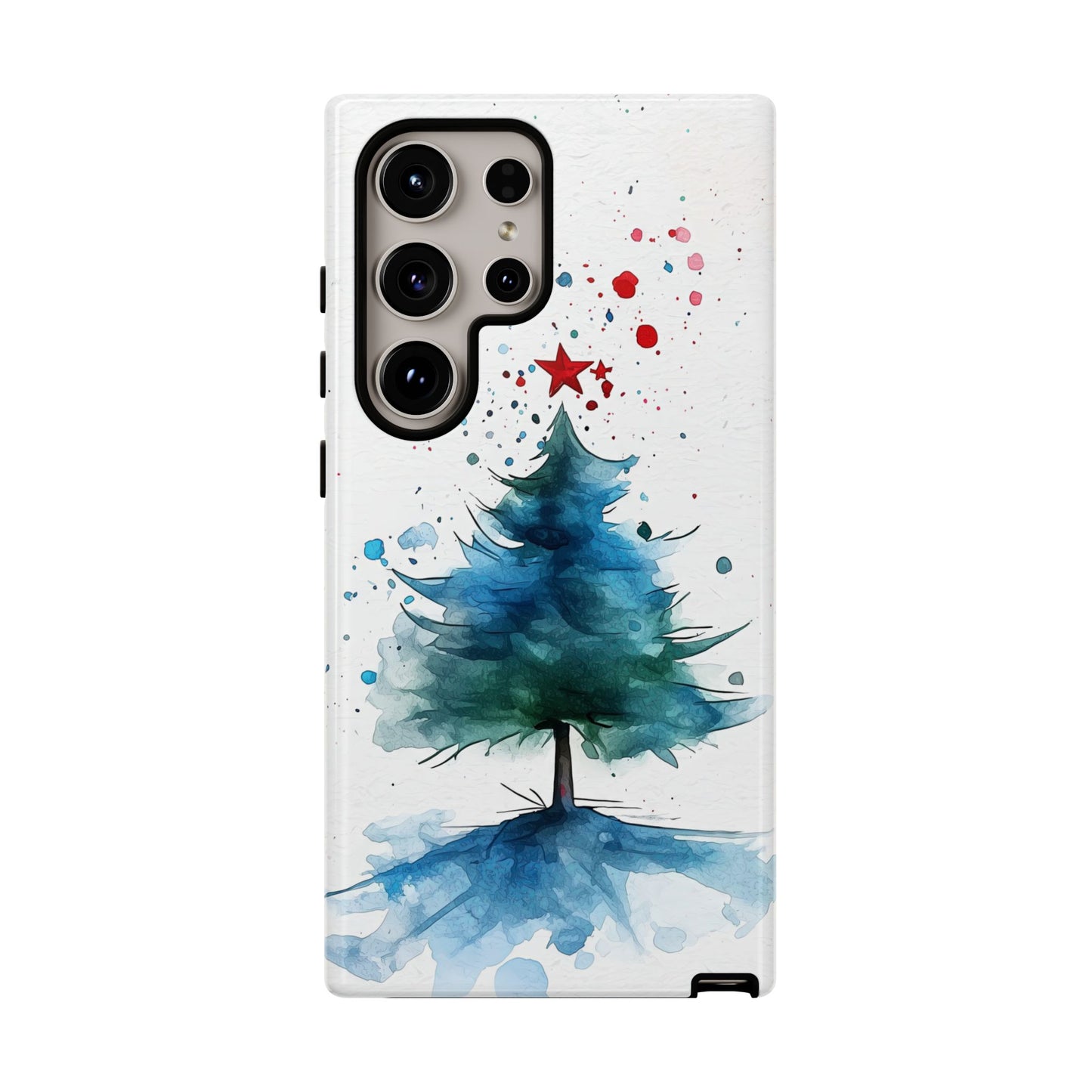 Winter Bloom – Watercolor Tree Art Case for iPhone, Pixel & Samsung