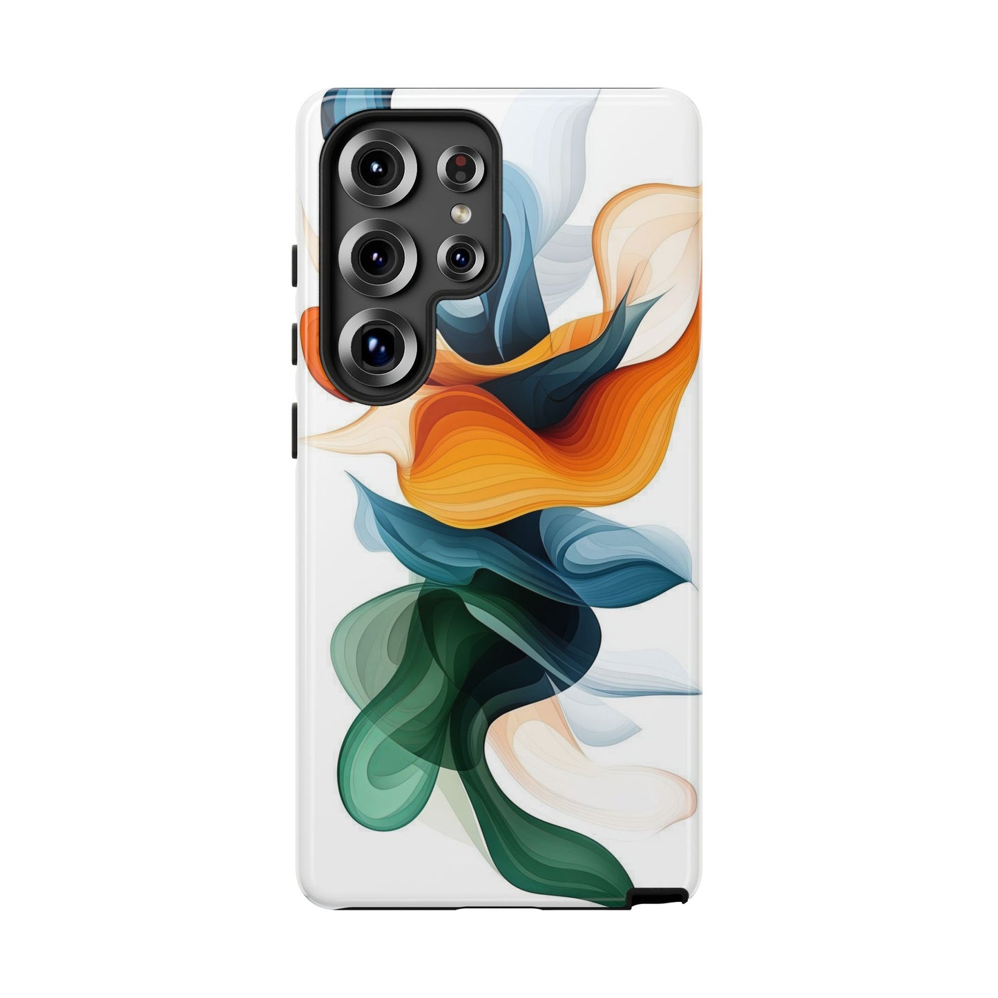 Verdant Flow – Modern Abstract Phone Case for iPhone, Samsung & Pixel