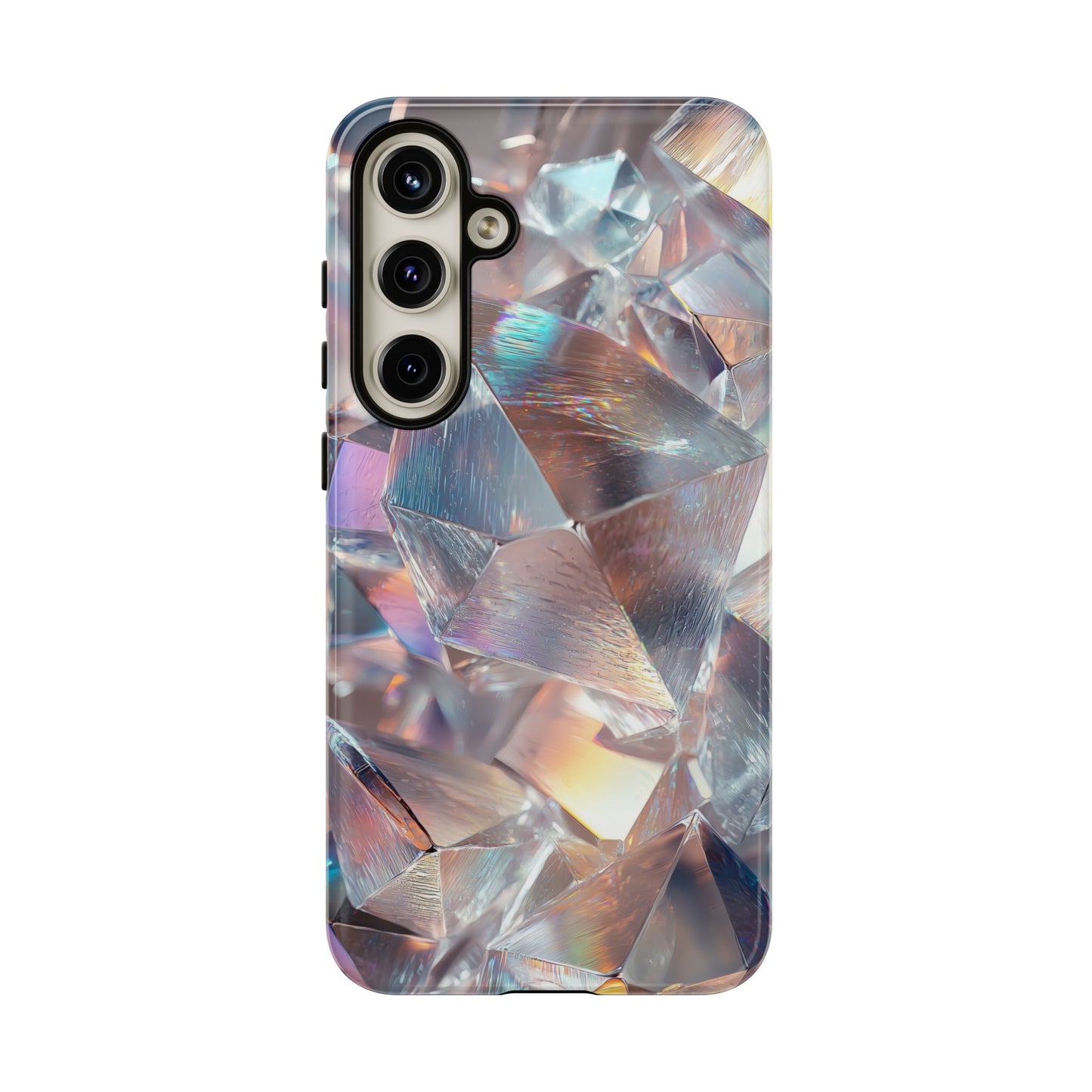 Iridescent Crystal Matching Couple Phone Case – Shimmer & Shine for iPhone, Samsung & Google Pixel