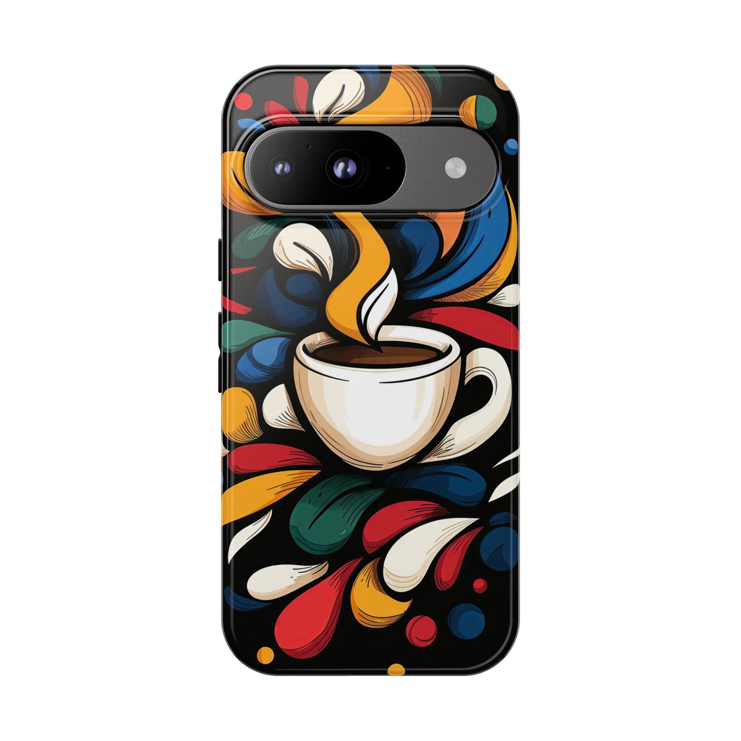 Brewed Blooms – Coffee & Color Floral Case for iPhone, Pixel & Samsung
