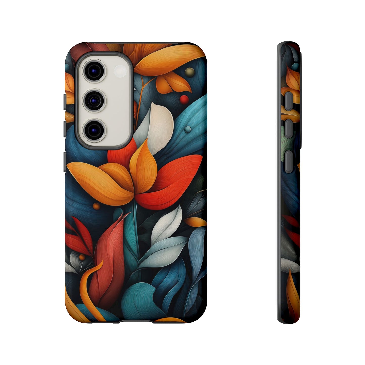 Velvet Bloom – Elegant Floral Art Phone Case for iPhone, Pixel & Samsung