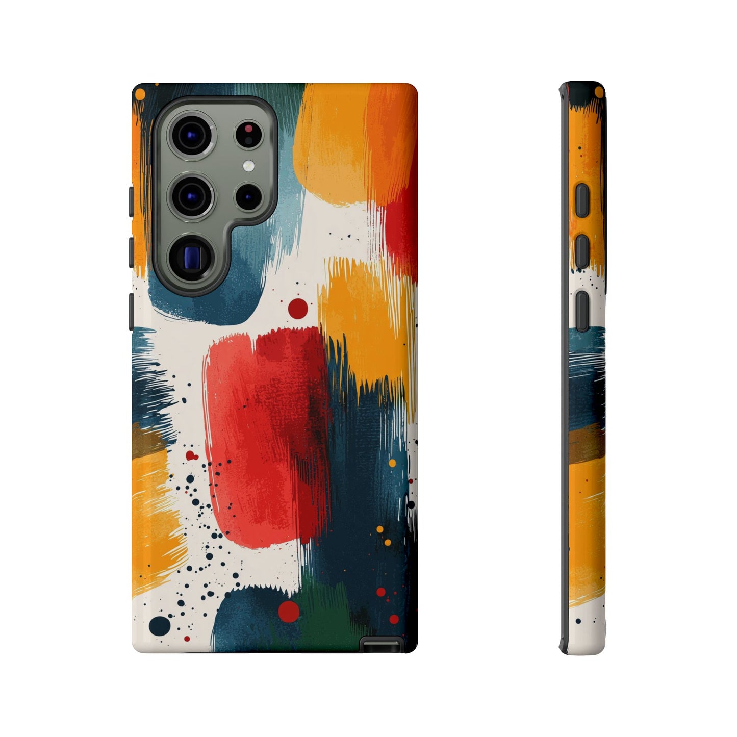 Color Burst Abstract Brushstroke Phone Case for iPhone, Samsung & Pixel