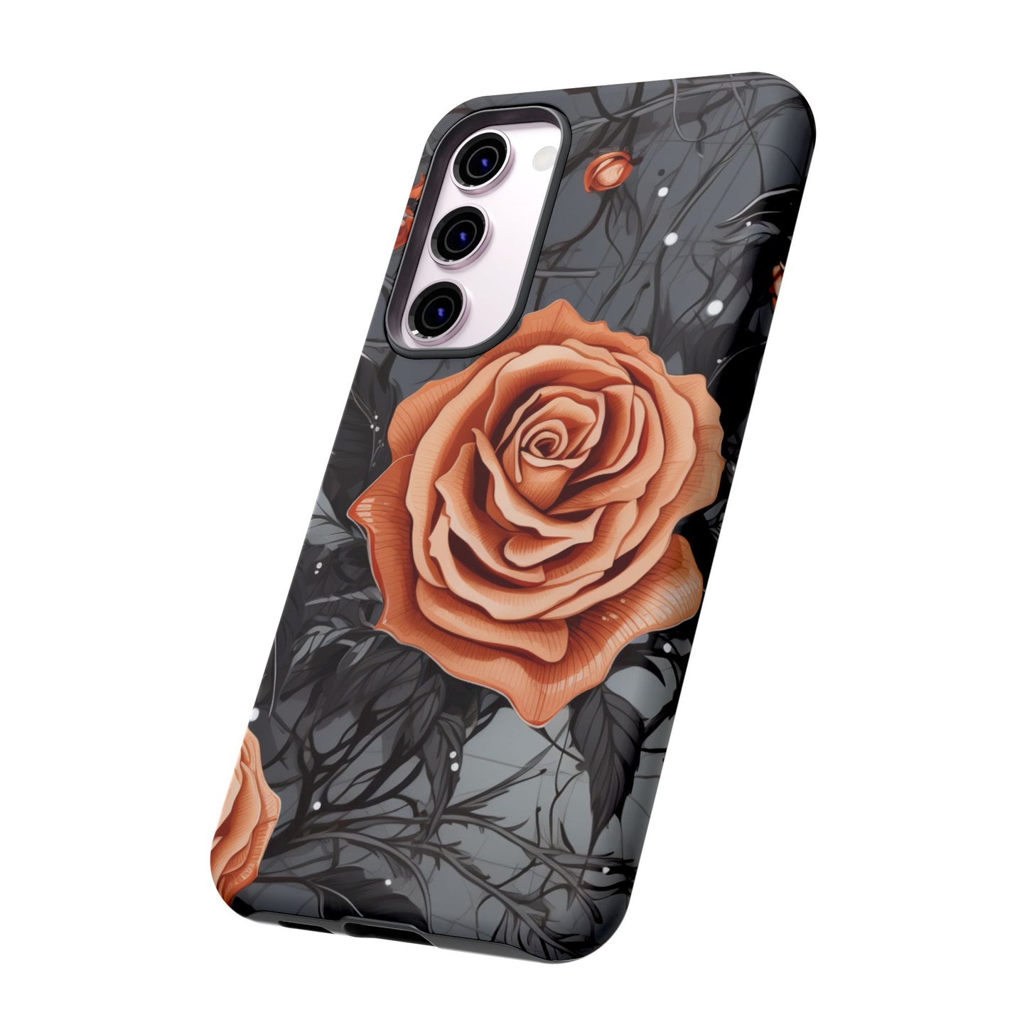 Mystic Noir Rose Mobile Case