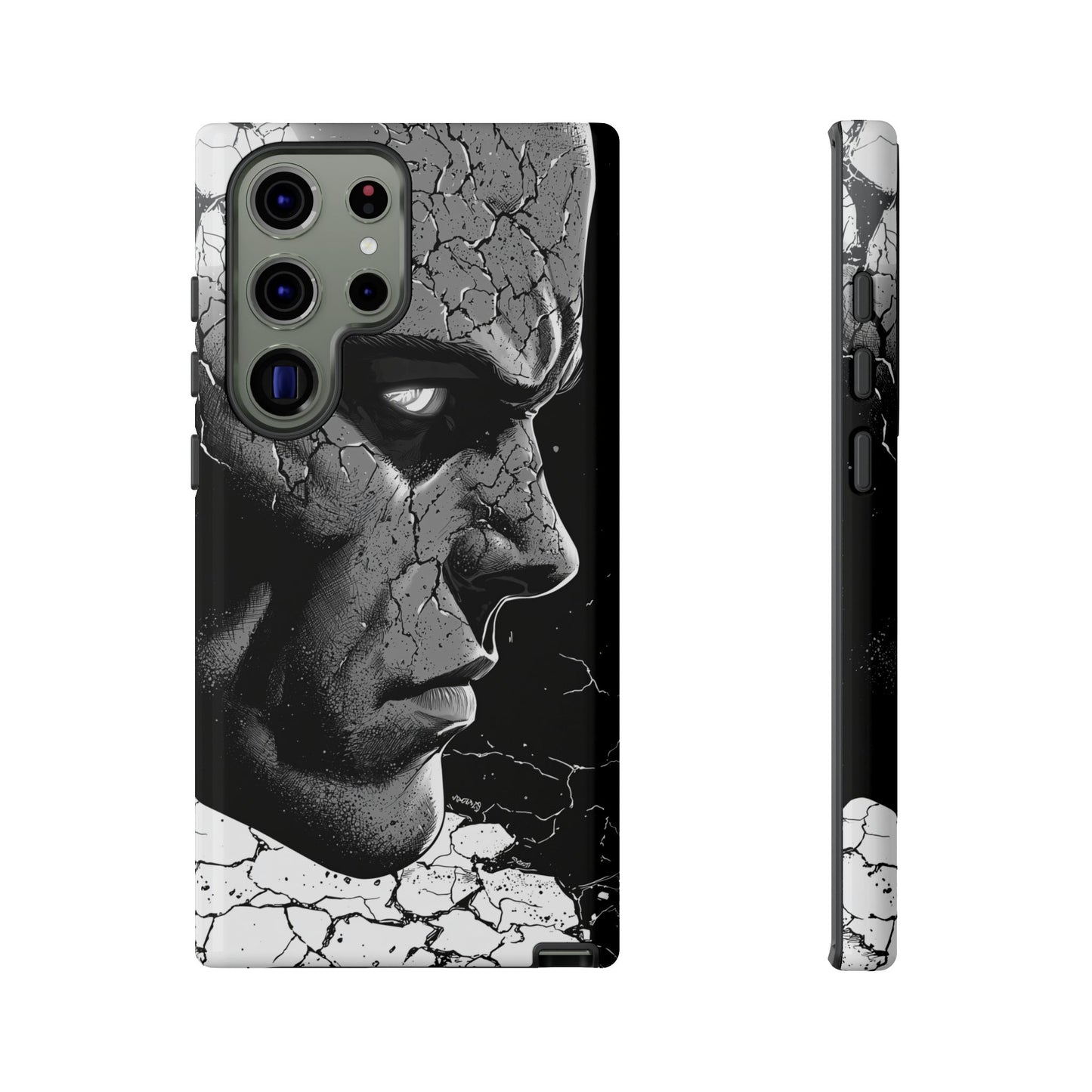 Shattered Reflections of a Symbiotic Soul: The Rise of a Dark Anti-Hero Phone Case for iPhone, Samsung & Pixel
