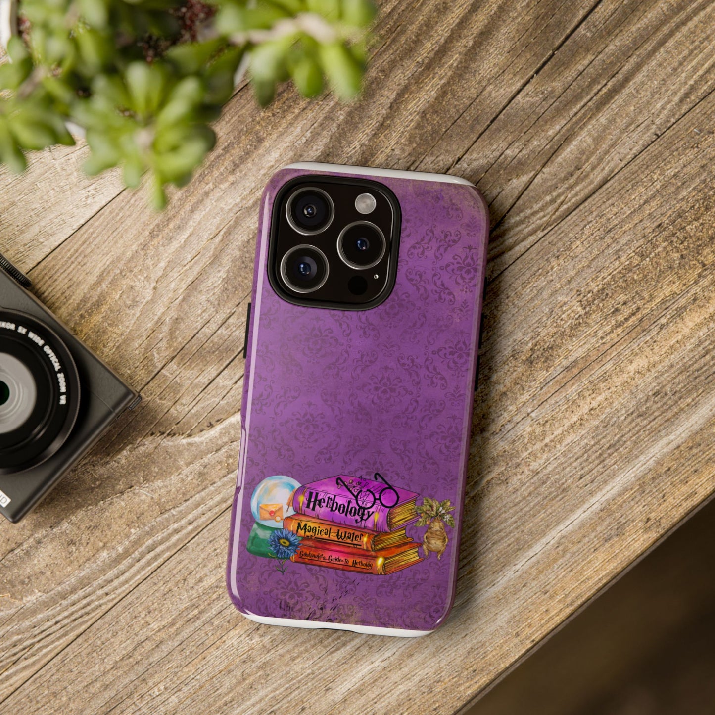Herbology, Magical Water Witchy Phone Case for iPhone, Samsung & Google Pixel, Books Lover Gift
